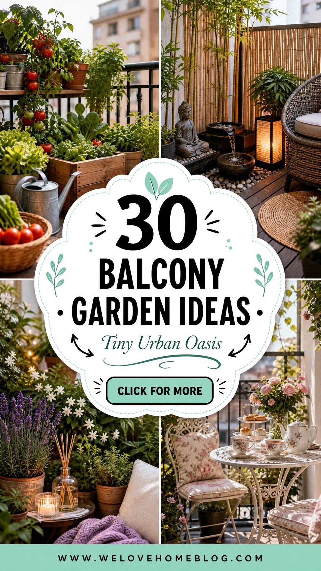 30 Beautiful Balcony Garden Ideas for Urban Dwellers - 30 Beautiful Balcony Garden Ideas for Urban Dwellers