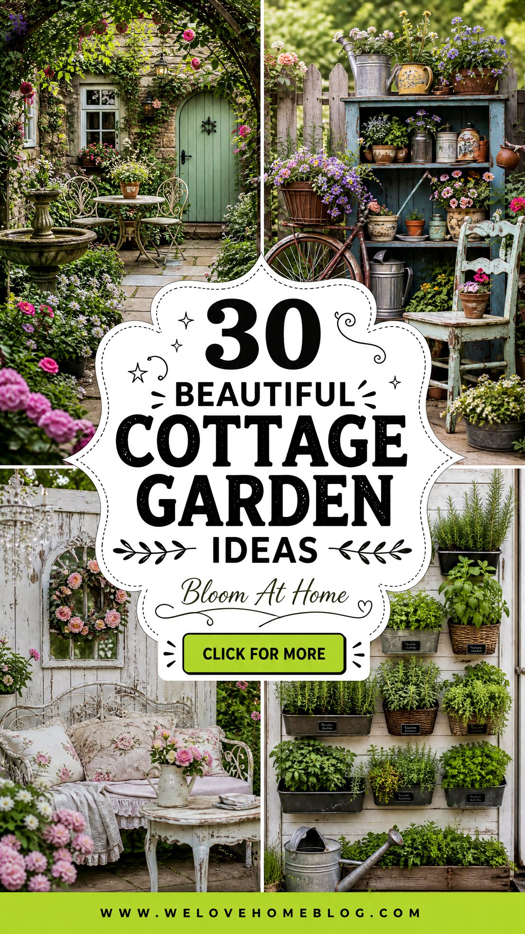 30 Beautiful Cottage Garden Ideas for Your Home - 30 Beautiful Cottage Garden Ideas for Your Home