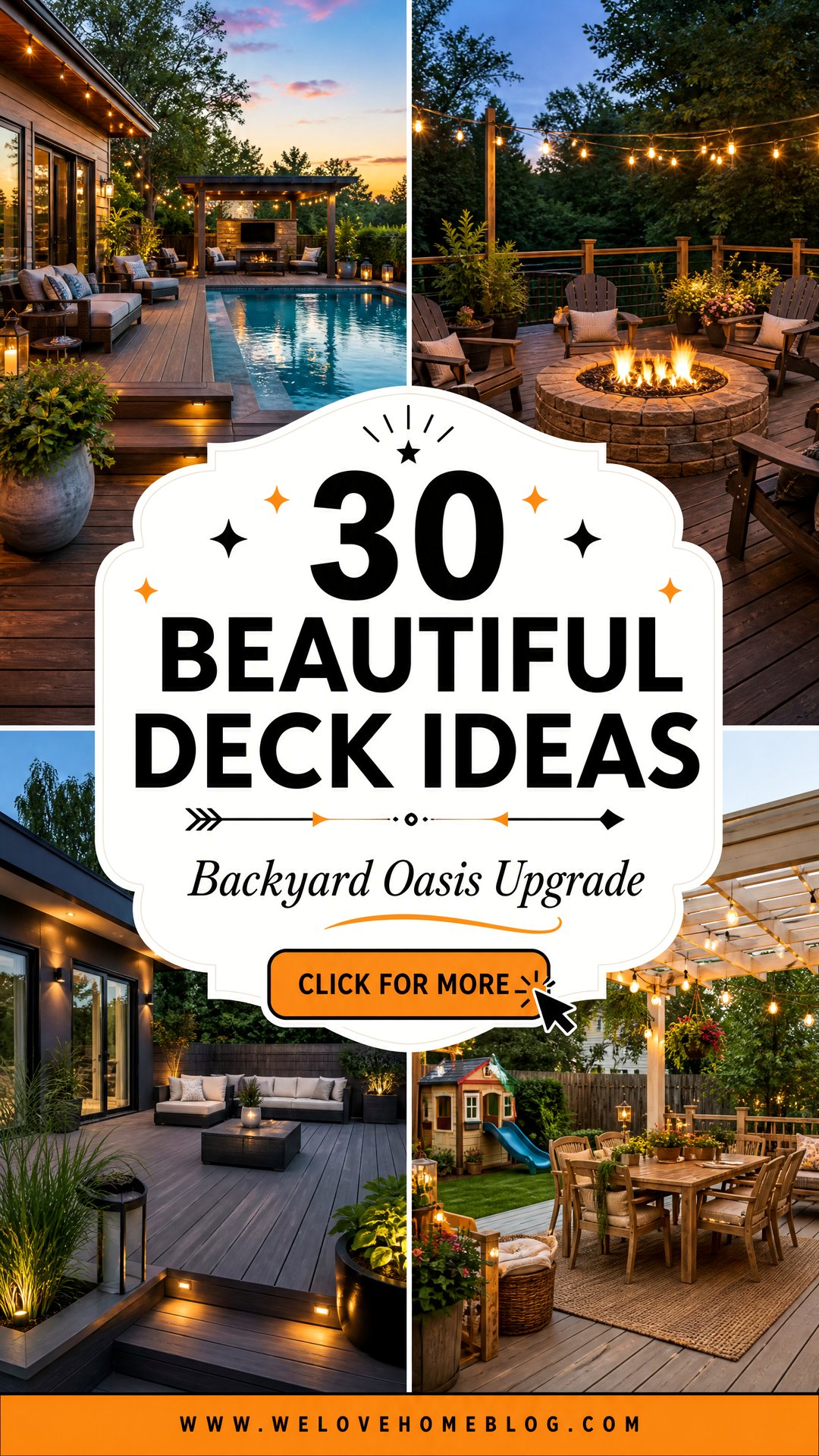 30 Beautiful Deck Ideas for Backyard Oasis Upgrades - 30 Beautiful Deck Ideas for Backyard Oasis Upgrades