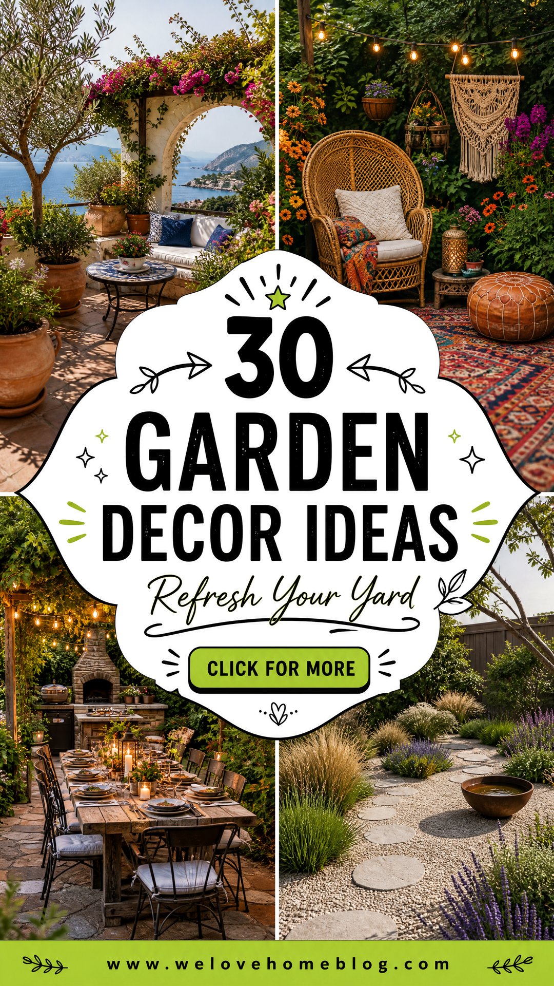30 Beautiful Garden Decor Ideas to Refresh Your Yard - 30 Beautiful Garden Decor Ideas to Refresh Your Yard