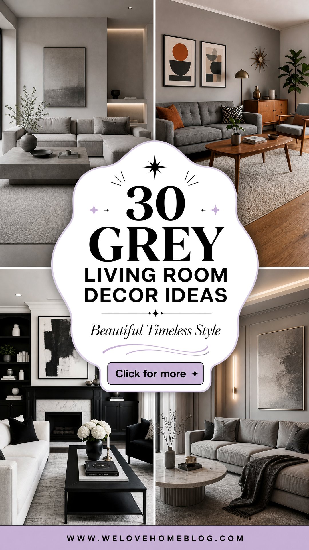 30 Beautiful Grey Living Room Decor Ideas for Any Style - 30 Beautiful Grey Living Room Decor Ideas for Any Style