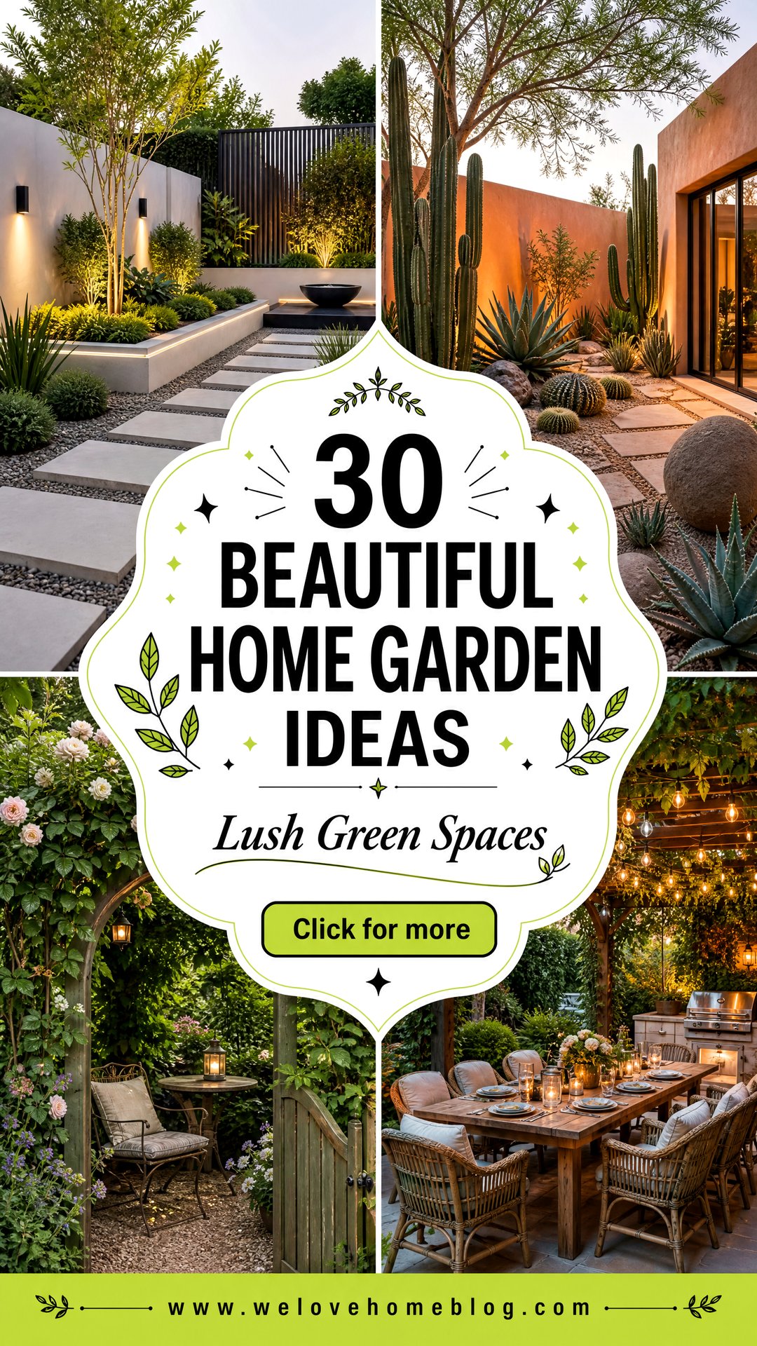 30 Beautiful Home Garden Ideas for Every Green Space - 30 Beautiful Home Garden Ideas for Every Green Space