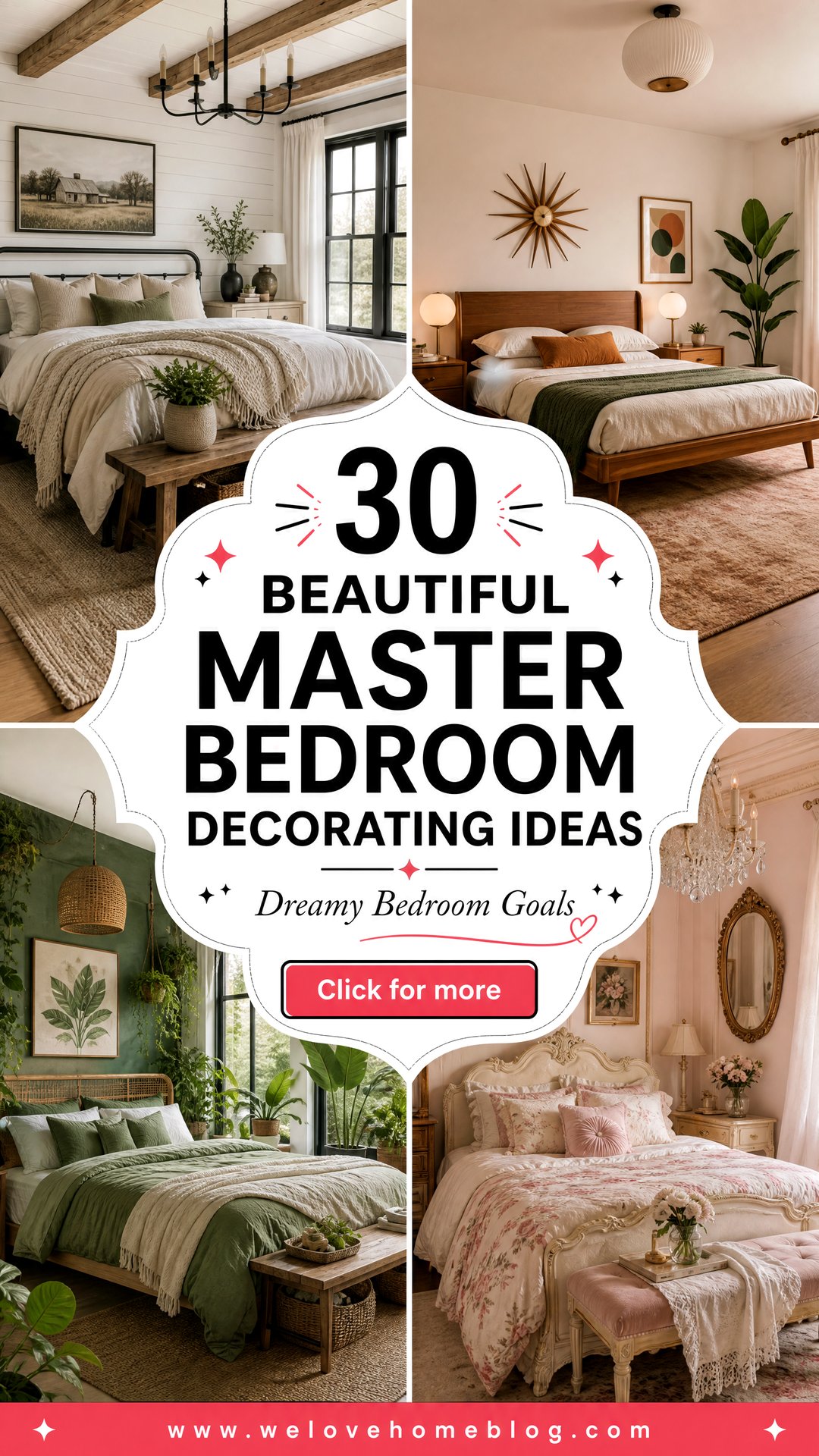 30 Beautiful Master Bedroom Decorating Ideas for You - 30 Beautiful Master Bedroom Decorating Ideas for You