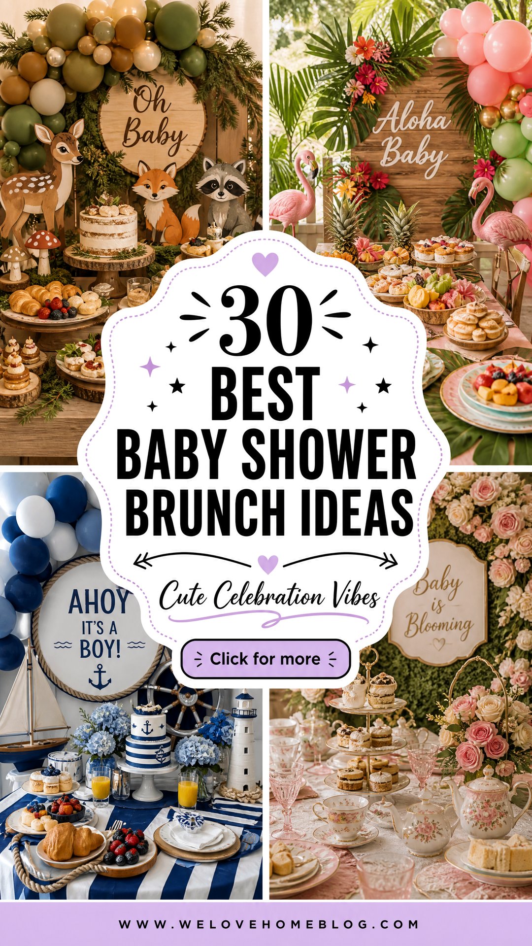 30 Best Baby Shower Brunch Ideas for Your Celebration - 30 Best Baby Shower Brunch Ideas for Your Celebration