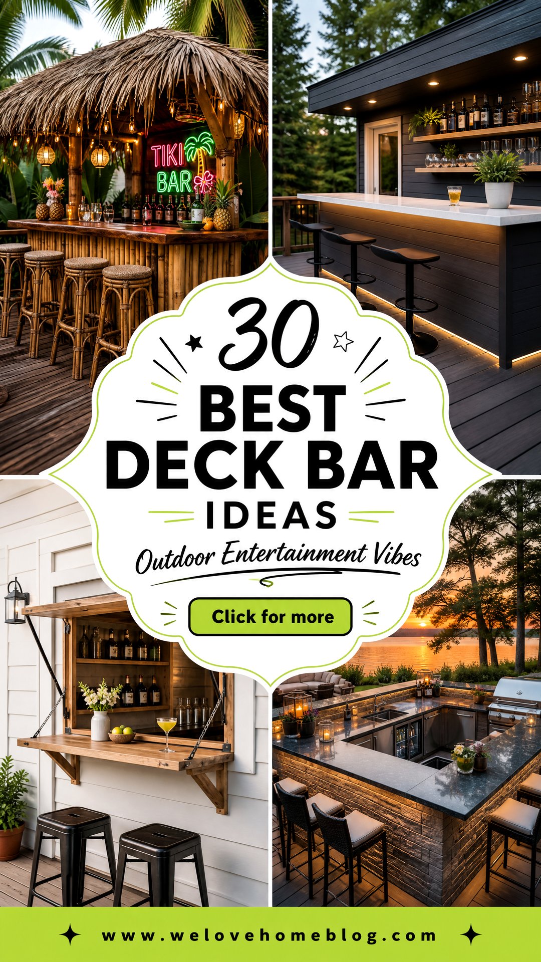 30 Best Deck Bar Ideas for Outdoor Entertaining - 30 Best Deck Bar Ideas for Outdoor Entertaining