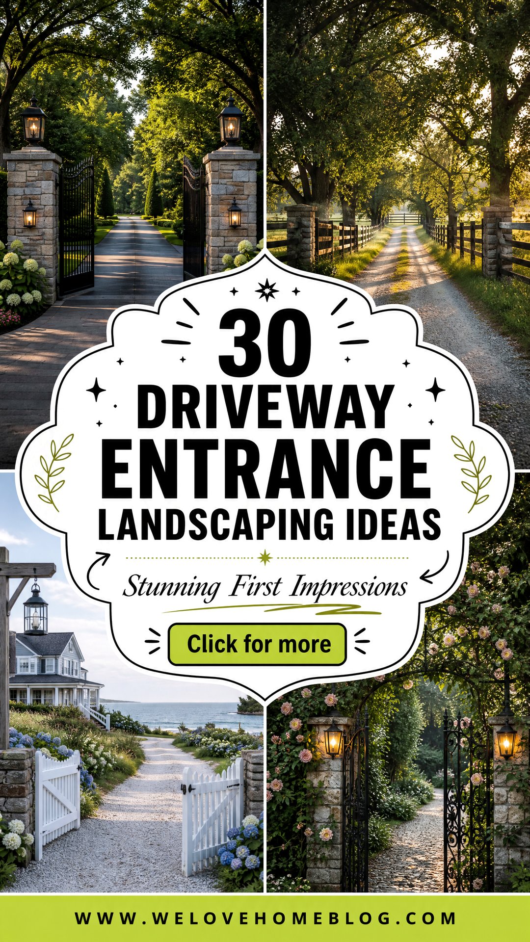 30 Best Driveway Entrance Landscaping Ideas to Try - 30 Best Driveway Entrance Landscaping Ideas to Try