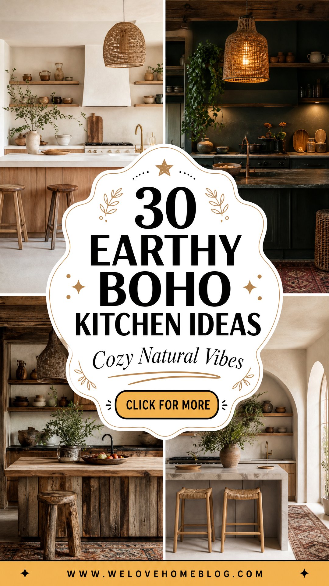 30 Best Earthy Boho Kitchen Ideas for a Cozy Space - 30 Best Earthy Boho Kitchen Ideas for a Cozy Space