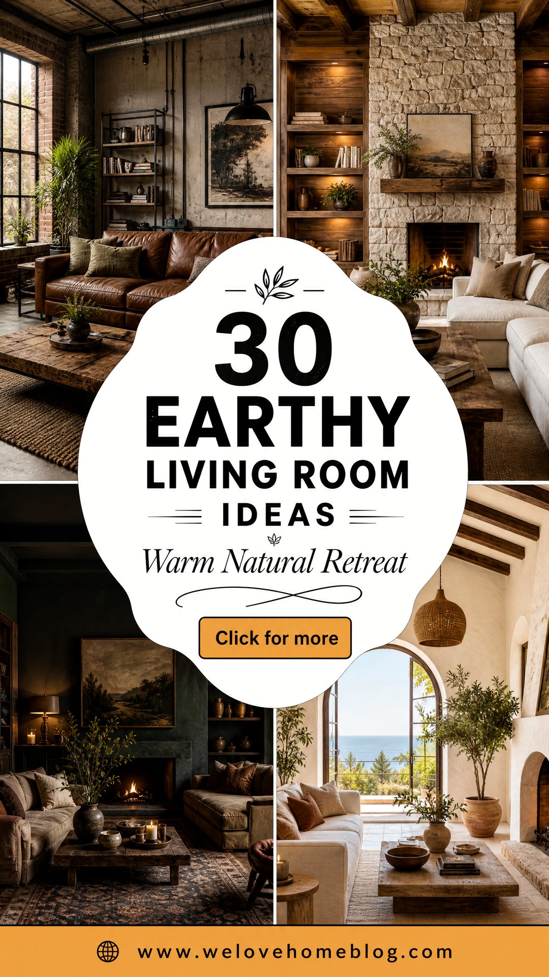 30 Best Earthy Living Room Ideas for a Warm Retreat - 30 Best Earthy Living Room Ideas for a Warm Retreat