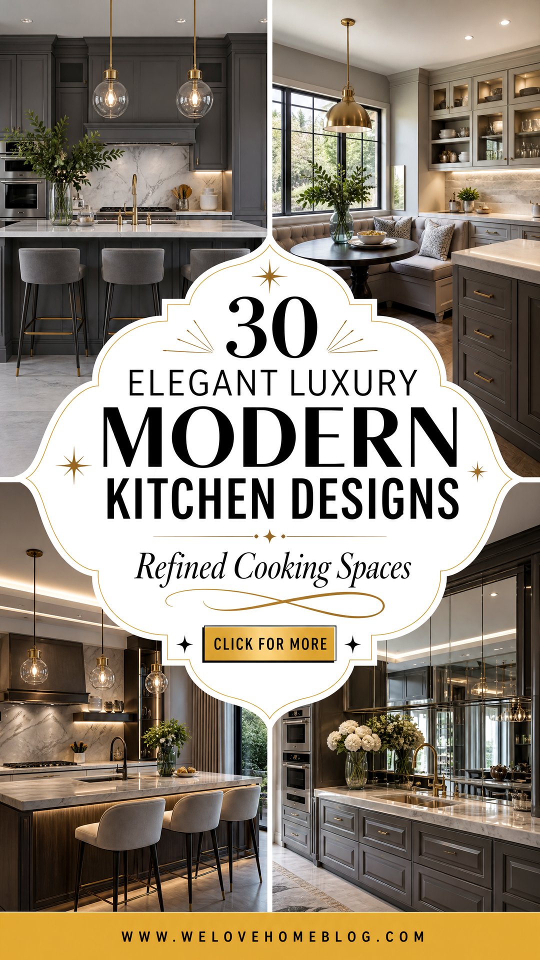 30 Best Elegant Luxury Modern Kitchen Designs to See - 30 Best Elegant Luxury Modern Kitchen Designs to See
