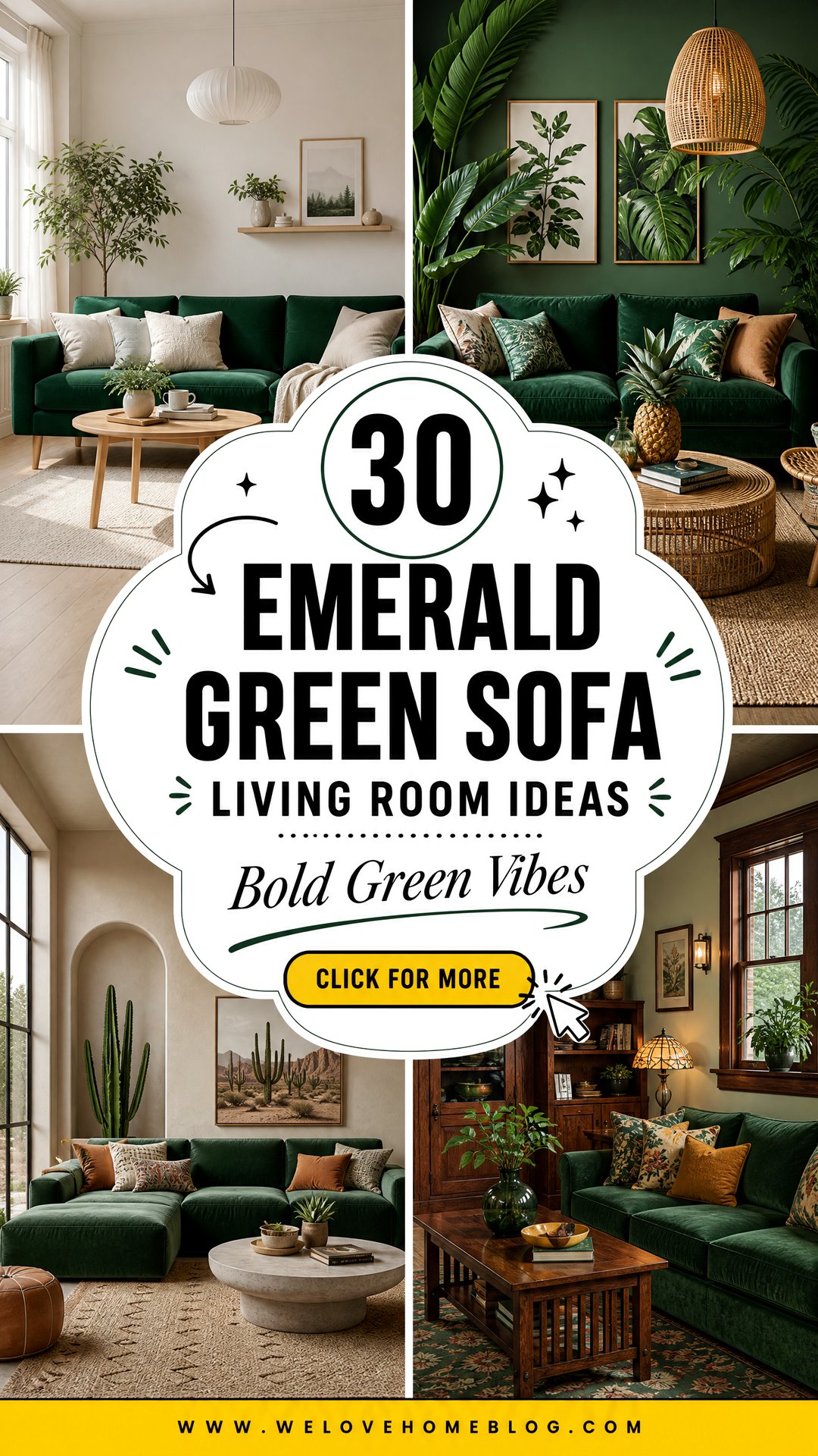 30 Best Emerald Green Sofa Living Room Ideas to Try - 30 Best Emerald Green Sofa Living Room Ideas to Try