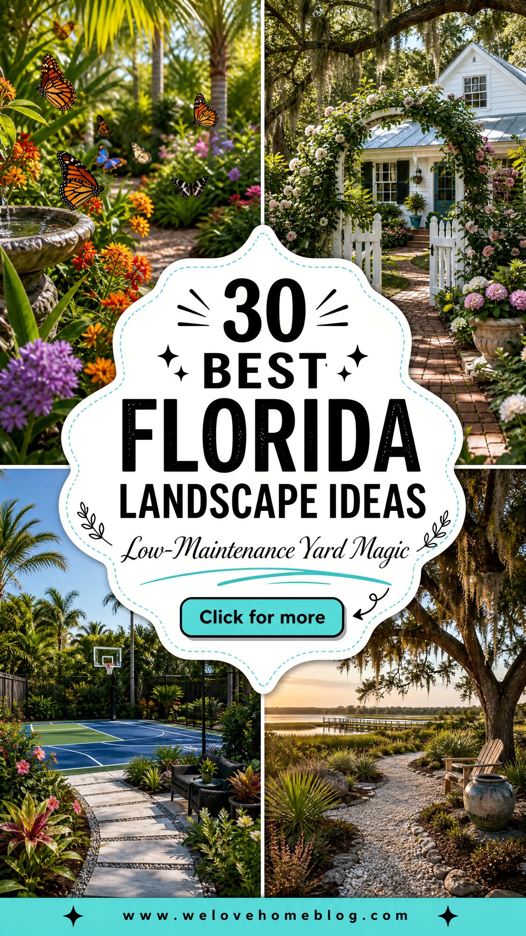 30 Best Florida Landscape Ideas for a Low-Maintenance Yard - 30 Best Florida Landscape Ideas for a Low-Maintenance Yard