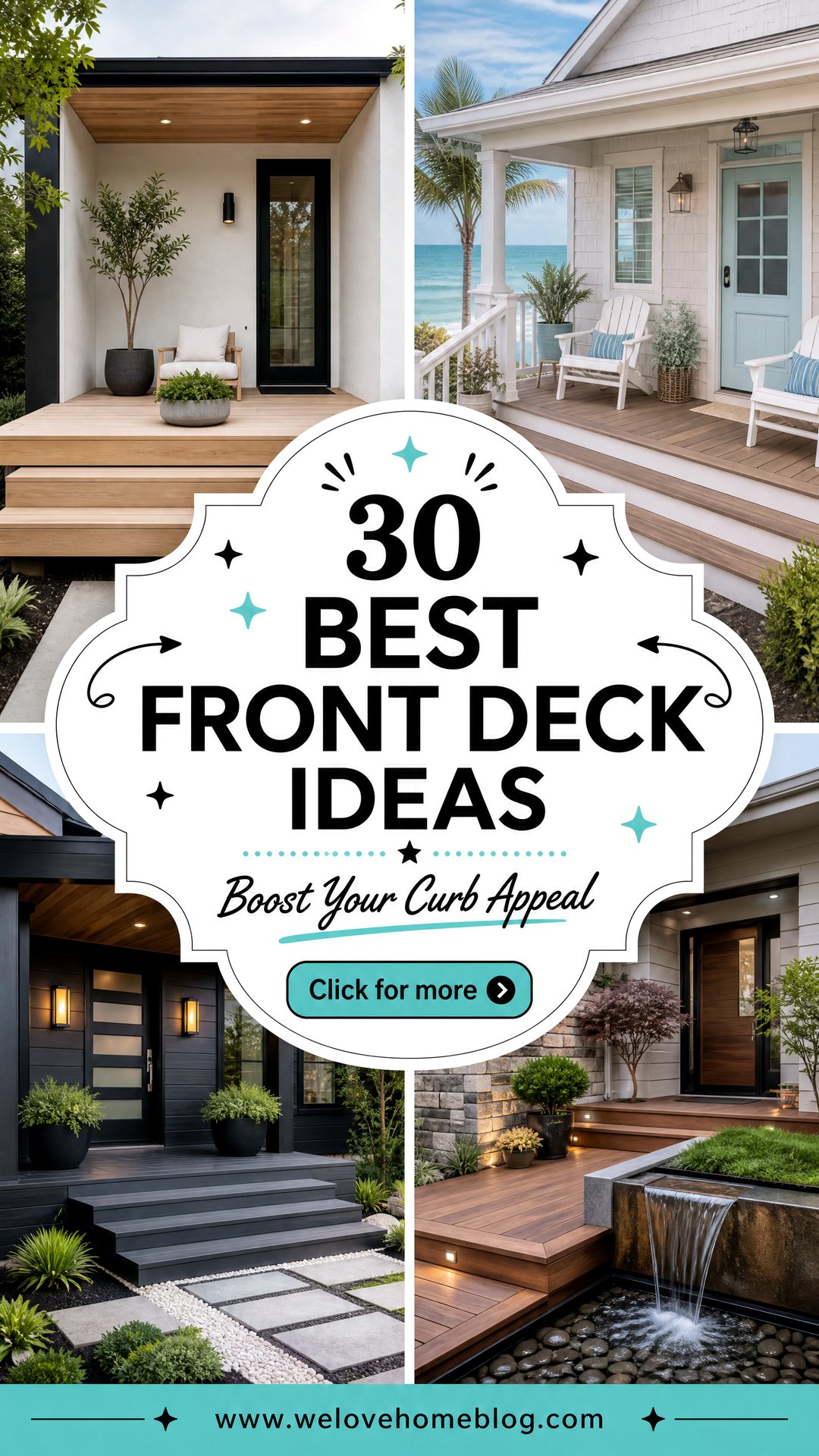 30 Best Front Deck Ideas to Boost Your Curb Appeal - 30 Best Front Deck Ideas to Boost Your Curb Appeal