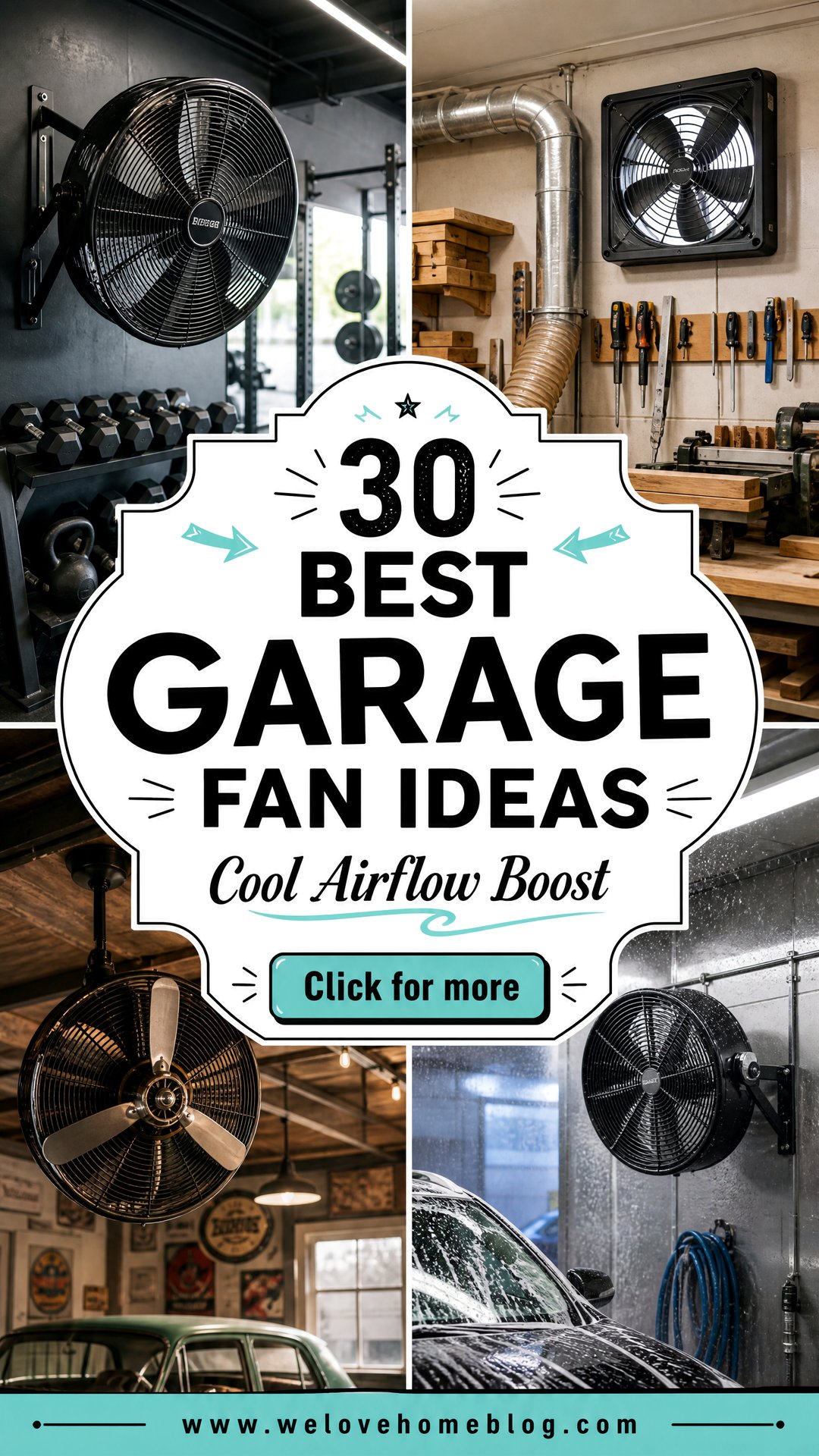 30 Best Garage Fan Ideas for Better Airflow and Cooling - 30 Best Garage Fan Ideas for Better Airflow and Cooling