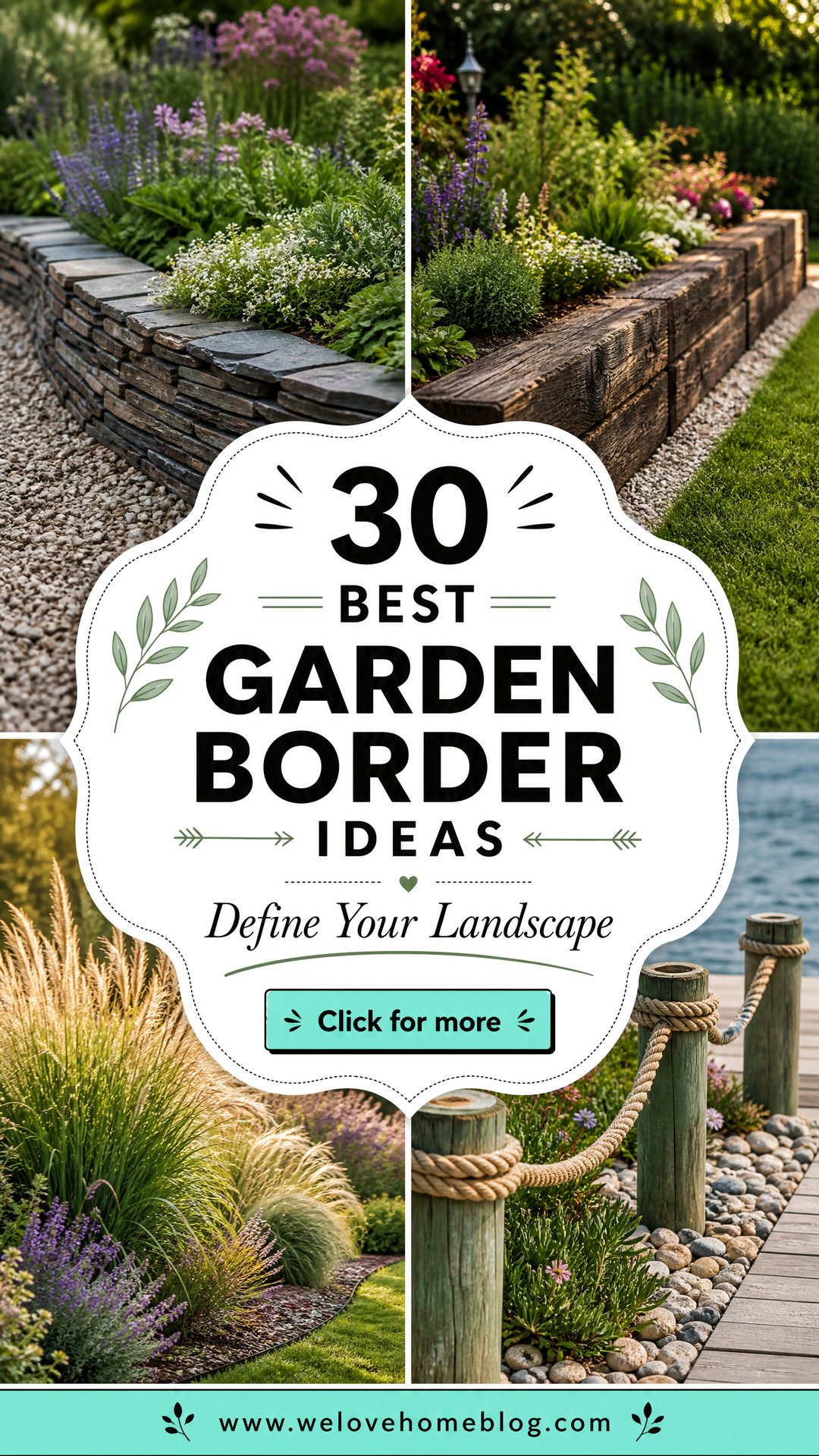 30 Best Garden Border Ideas to Define Your Landscape - 30 Best Garden Border Ideas to Define Your Landscape