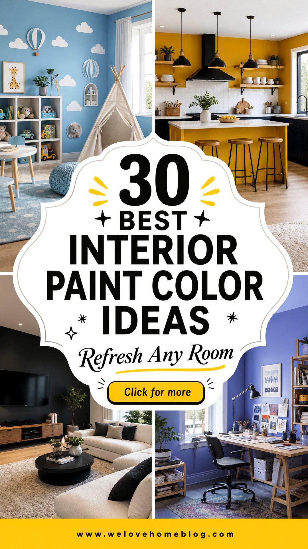 30 Best Interior Paint Color Ideas to Refresh Any Room - 30 Best Interior Paint Color Ideas to Refresh Any Room