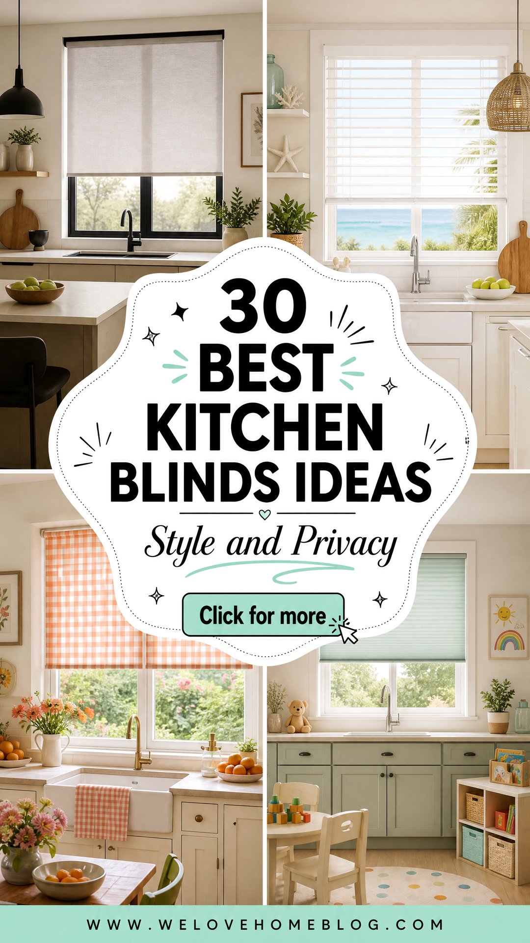30 Best Kitchen Blinds Ideas for Style and Privacy - 30 Best Kitchen Blinds Ideas for Style and Privacy