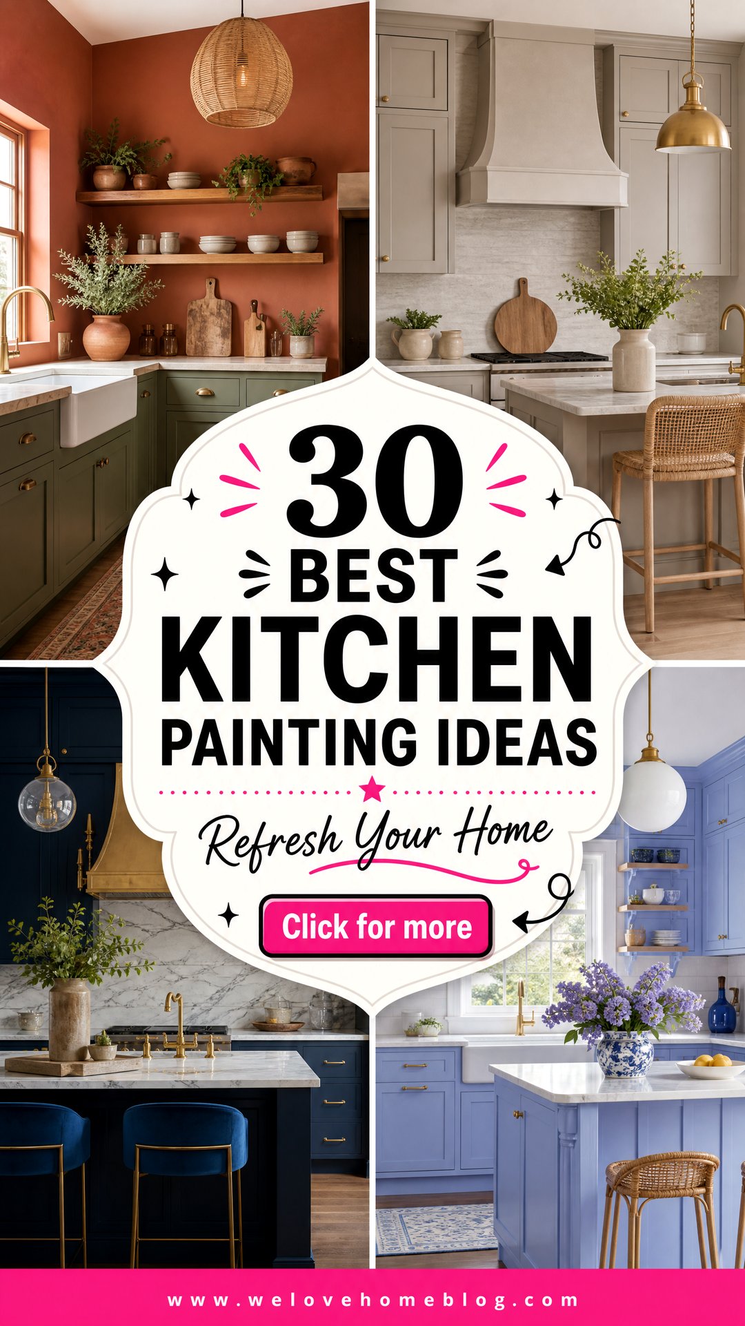 30 Best Kitchen Painting Ideas to Refresh Your Home - 30 Best Kitchen Painting Ideas to Refresh Your Home