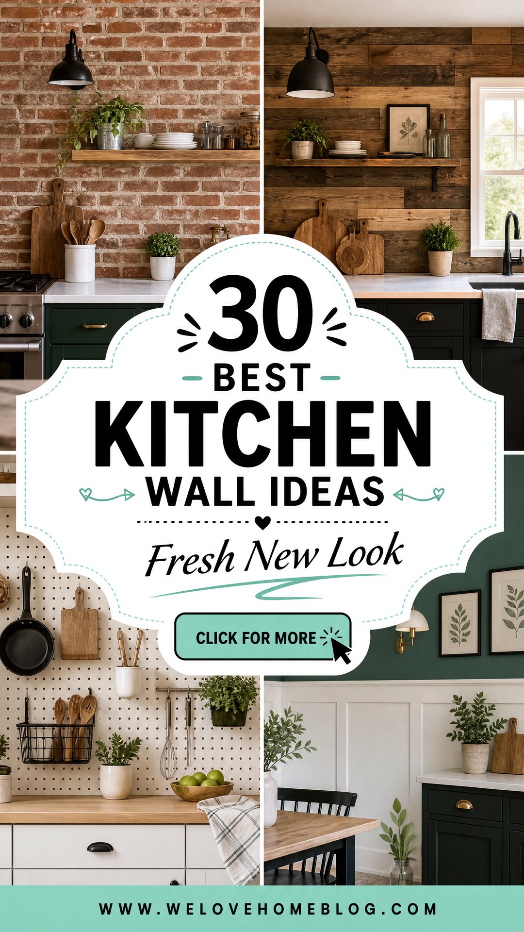 30 Best Kitchen Wall Ideas for a Fresh New Look - 30 Best Kitchen Wall Ideas for a Fresh New Look