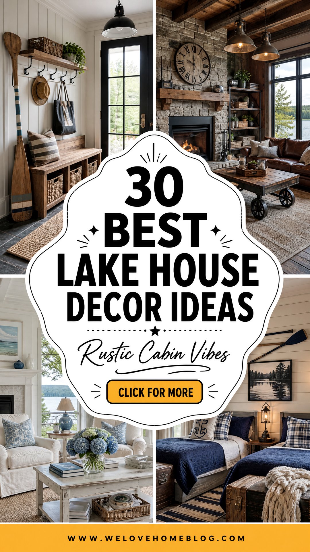 30 Best Lake House Decor Ideas for a Rustic Vibe - 30 Best Lake House Decor Ideas for a Rustic Vibe