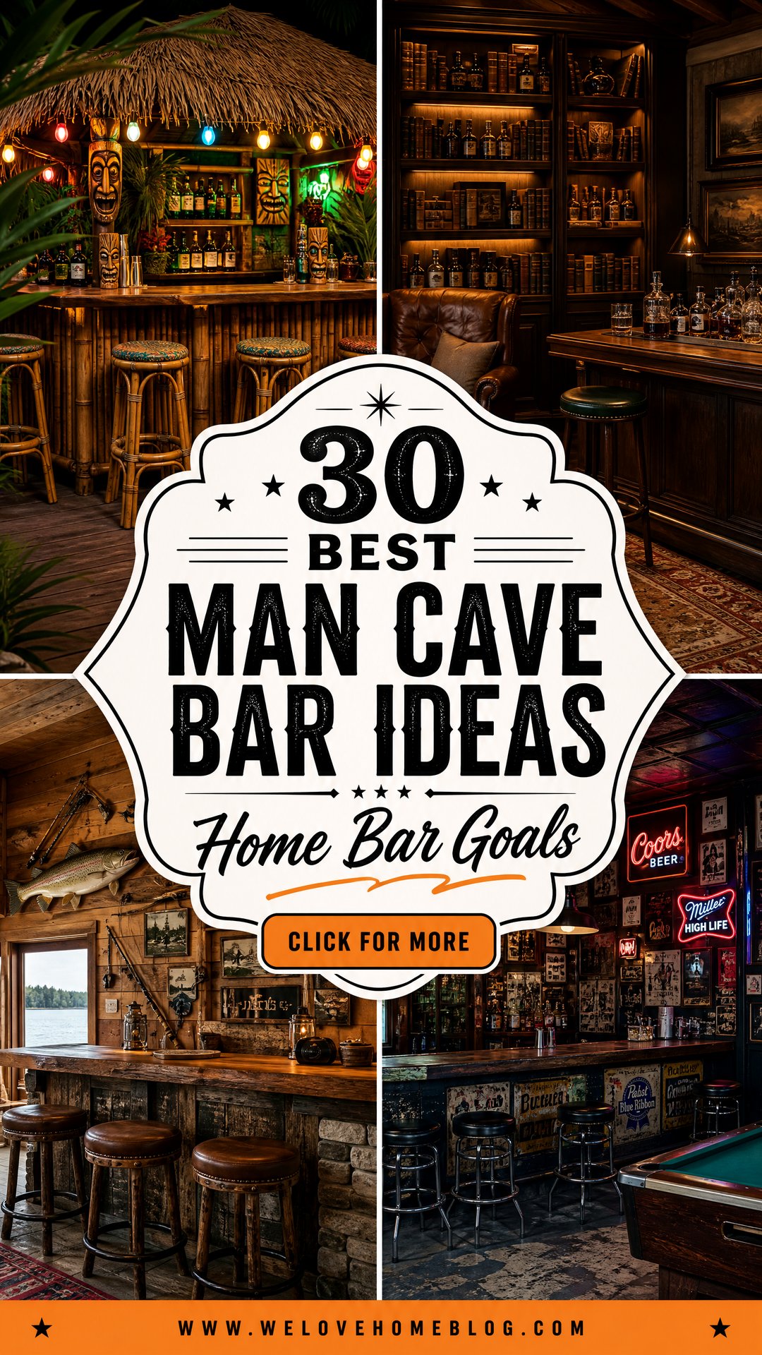 30 Best Man Cave Bar Ideas for Home Entertainment - 30 Best Man Cave Bar Ideas for Home Entertainment