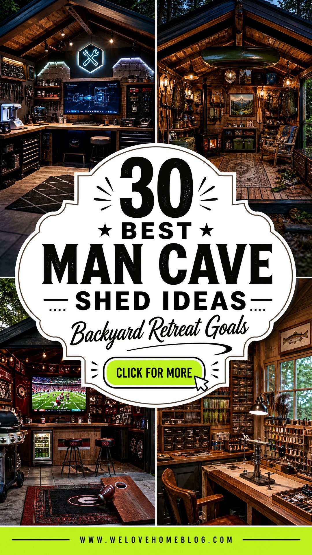 30 Best Man Cave Shed Ideas for a Backyard Retreat - 30 Best Man Cave Shed Ideas for a Backyard Retreat