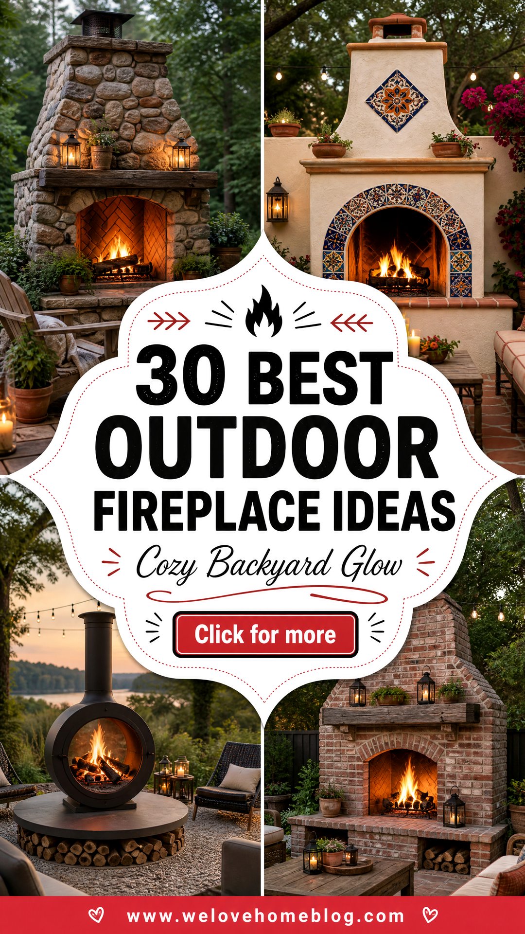 30 Best Outdoor Fireplace Ideas to Enhance Your Backyard - 30 Best Outdoor Fireplace Ideas to Enhance Your Backyard