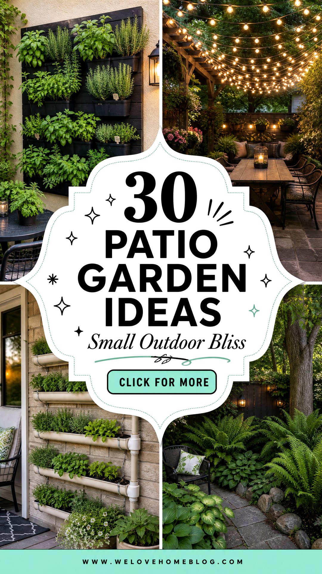 30 Best Patio Garden Ideas for Small Outdoor Spaces - 30 Best Patio Garden Ideas for Small Outdoor Spaces