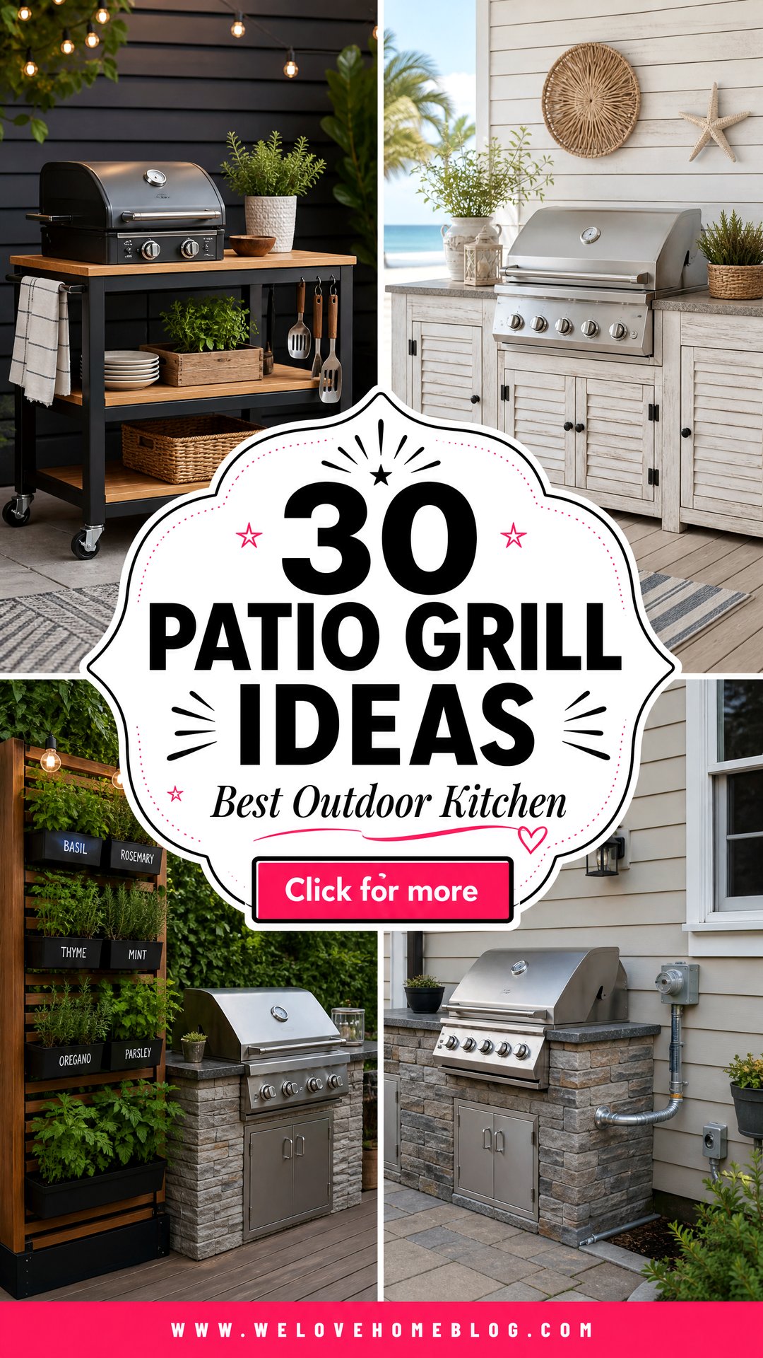 30 Best Patio Grill Ideas for Your Outdoor Kitchen - 30 Best Patio Grill Ideas for Your Outdoor Kitchen