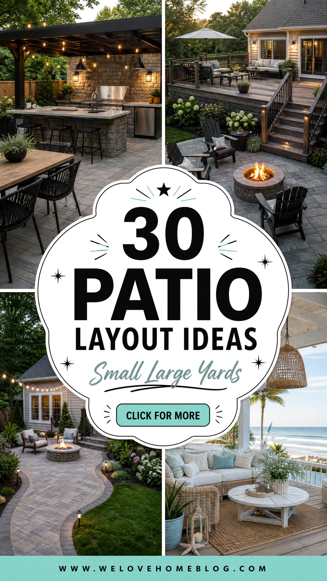 30 Best Patio Layout Ideas for Small and Large Yards - 30 Best Patio Layout Ideas for Small and Large Yards