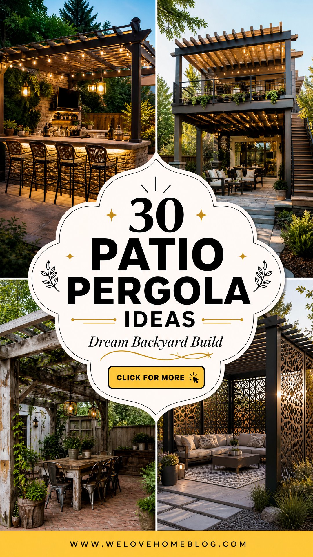 30 Best Patio Pergola Ideas for Your Dream Backyard - 30 Best Patio Pergola Ideas for Your Dream Backyard