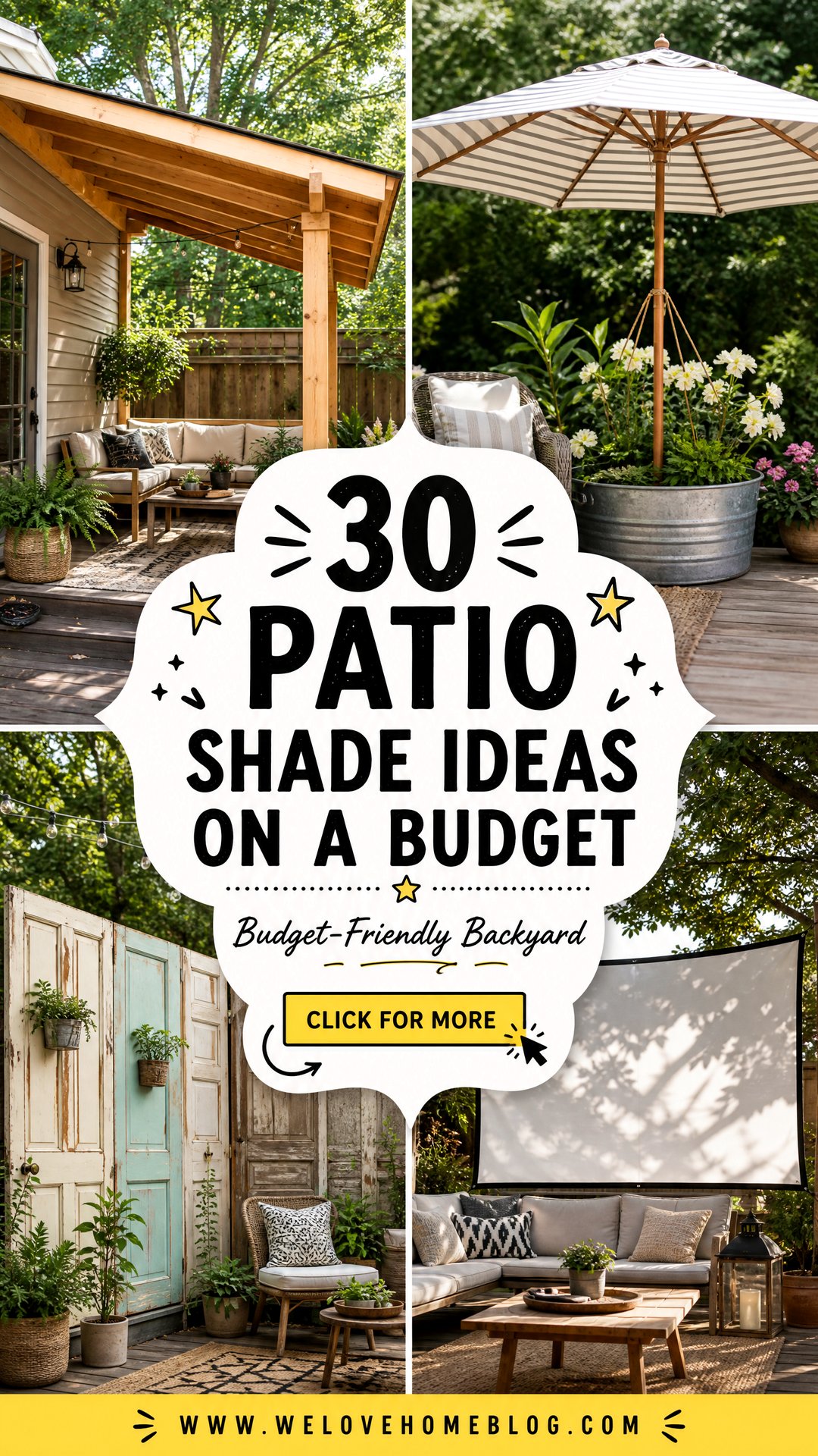 30 Best Patio Shade Ideas on a Budget for Your Yard - 30 Best Patio Shade Ideas on a Budget for Your Yard