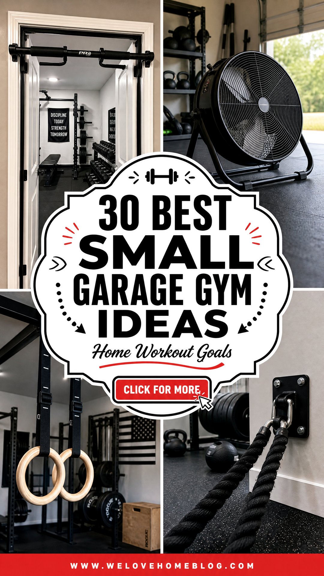 30 Best Small Garage Gym Ideas for Your Home Workout - 30 Best Small Garage Gym Ideas for Your Home Workout