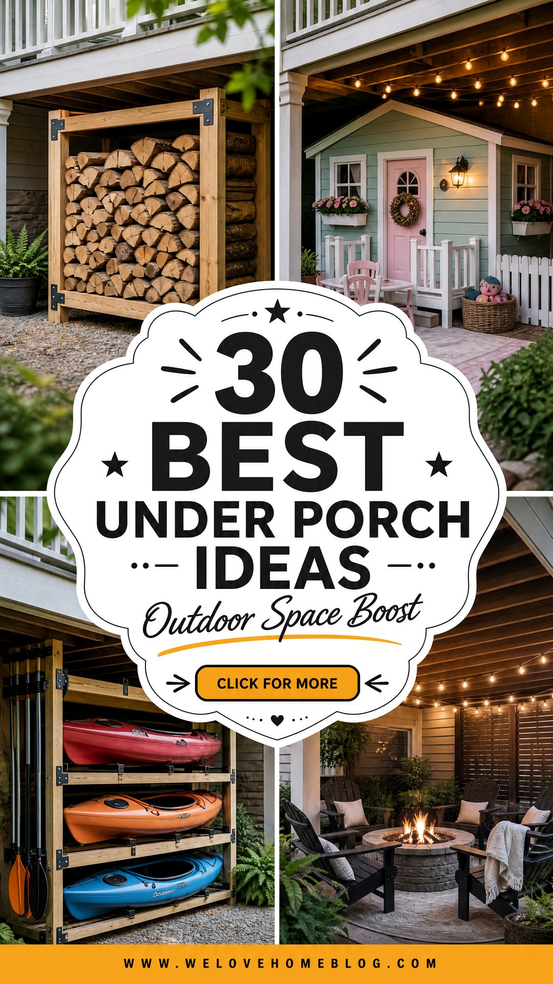 30 Best Under Porch Ideas for Your Outdoor Space - 30 Best Under Porch Ideas for Your Outdoor Space