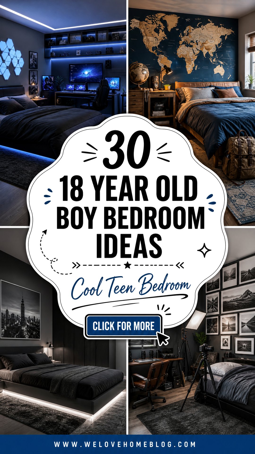 30 Best 18 Year Old Boy Bedroom Ideas for Teens - 30 Best 18 Year Old Boy Bedroom Ideas for Teens