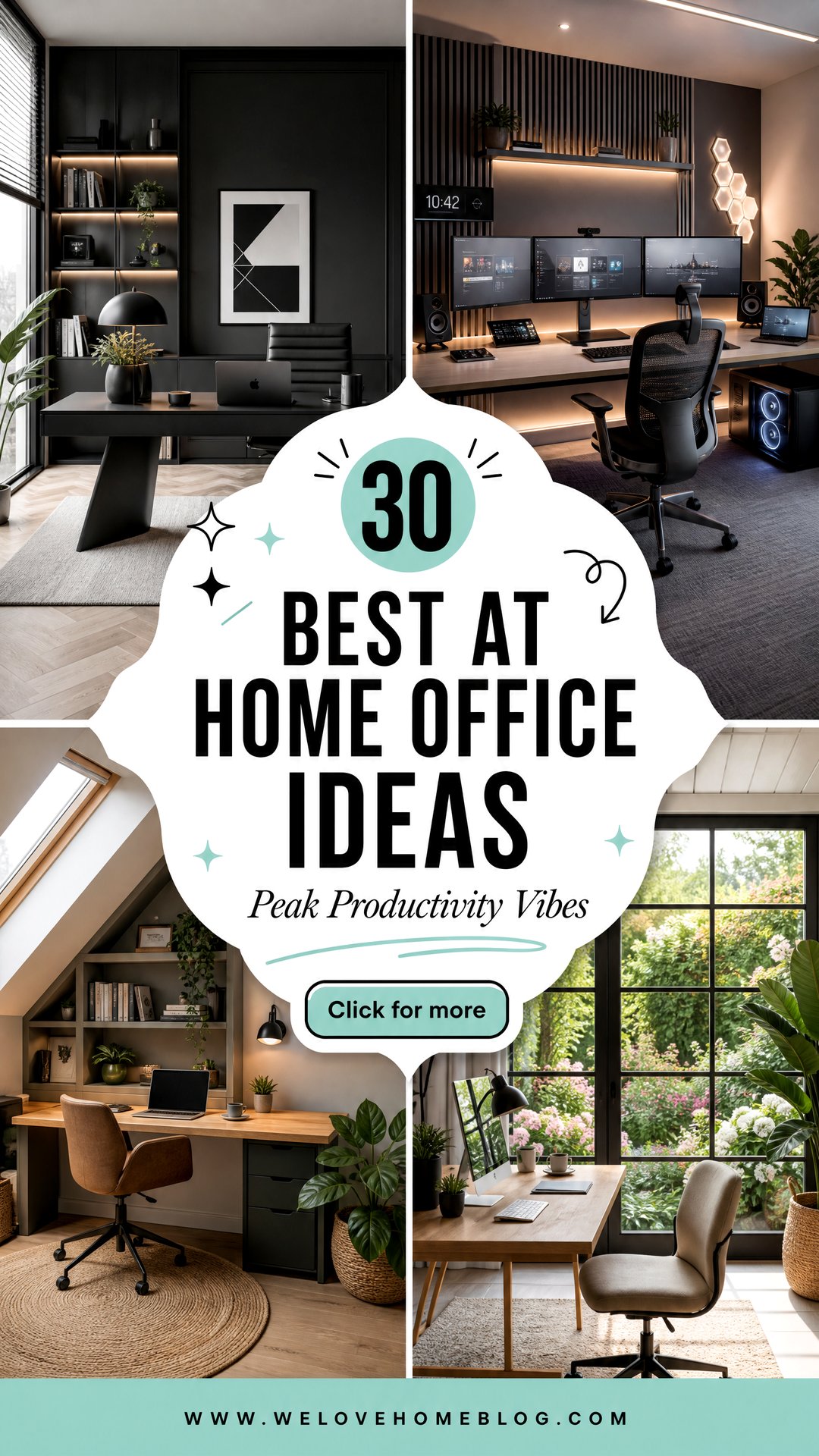 30 Best at Home Office Ideas for Peak Productivity - 30 Best at Home Office Ideas for Peak Productivity