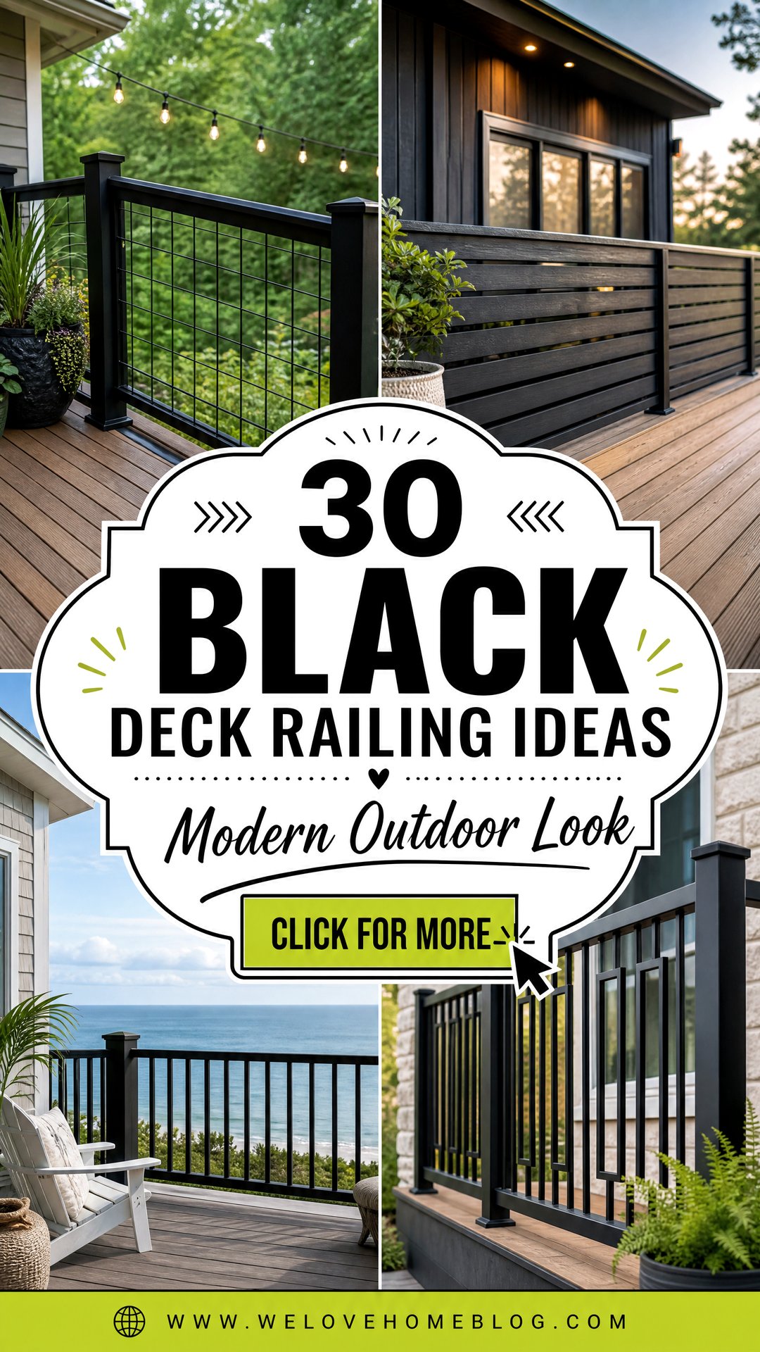 30 Black Deck Railing Ideas for a Modern Outdoor Look - 30 Black Deck Railing Ideas for a Modern Outdoor Look