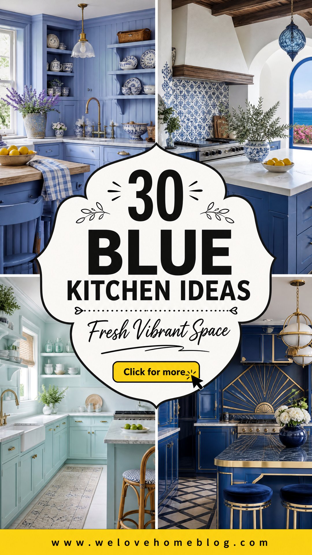 30 Blue Kitchen Ideas for a Fresh and Vibrant Space - 30 Blue Kitchen Ideas for a Fresh and Vibrant Space