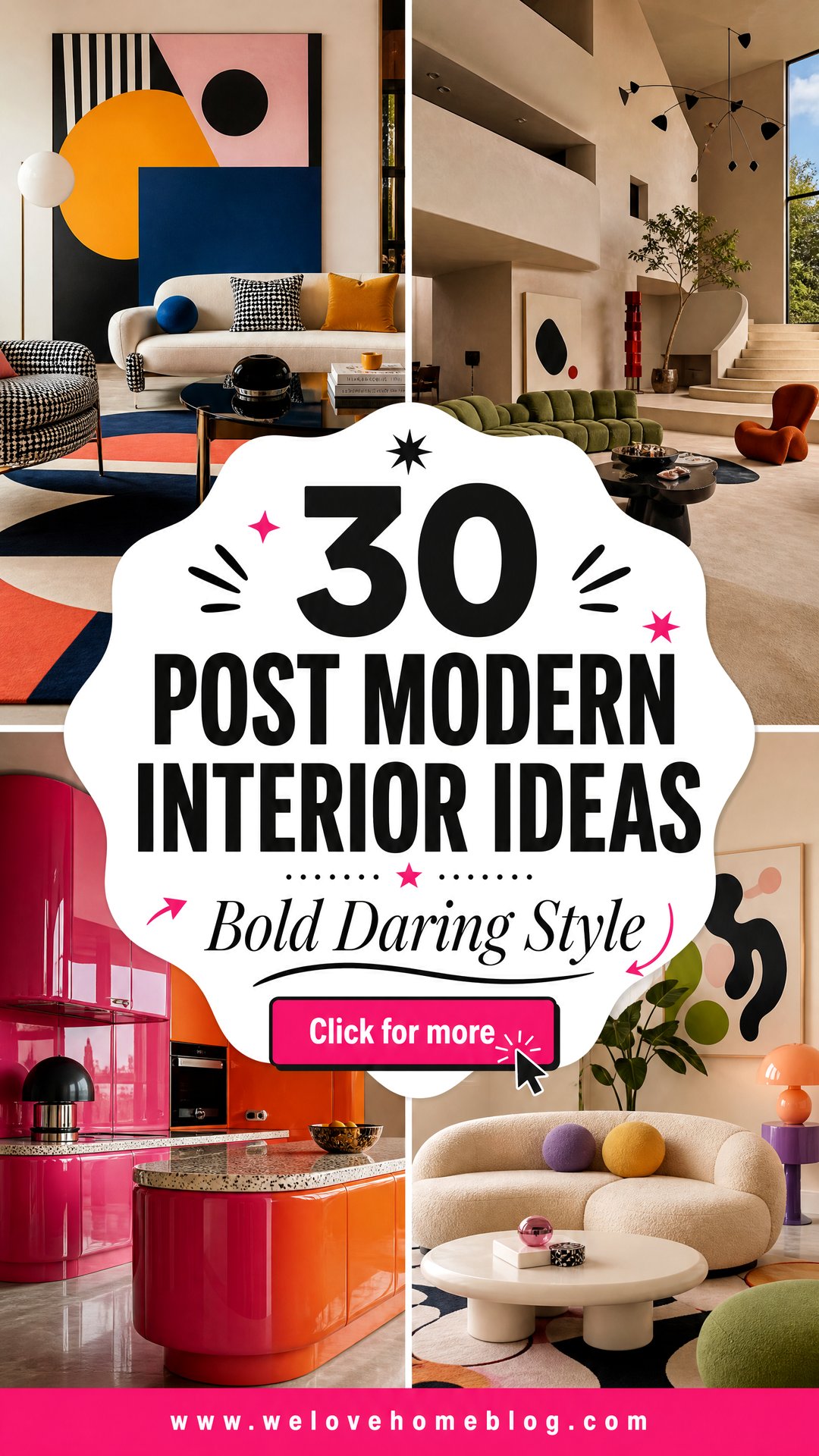 30 Bold Post Modern Interior Design Ideas - 30 Bold Post Modern Interior Design Ideas