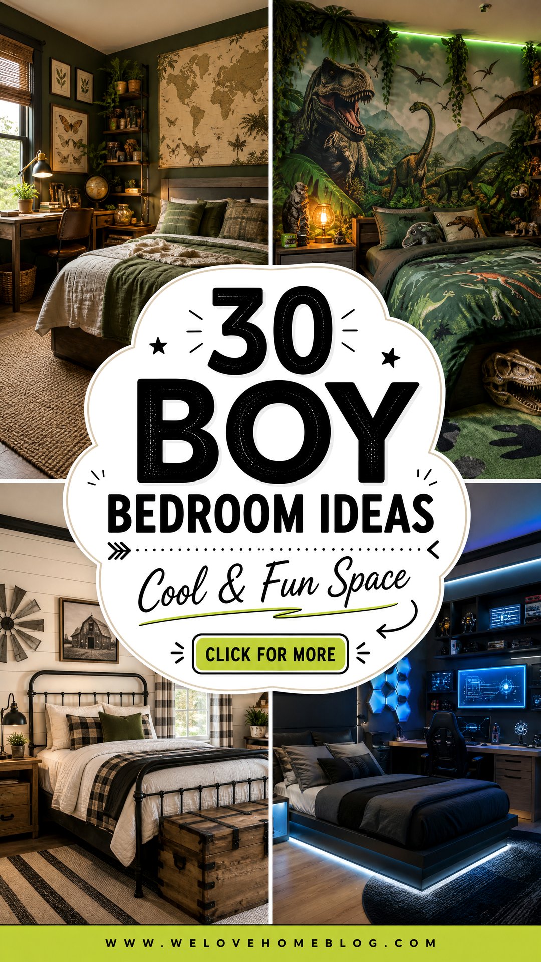 30 Boy Bedroom Ideas to Create a Cool and Fun Space - 30 Boy Bedroom Ideas to Create a Cool and Fun Space