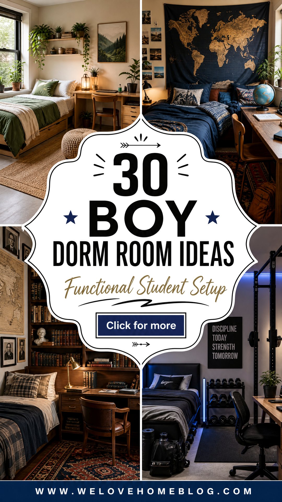 30 Boy Dorm Room Ideas for a Functional Student Setup - 30 Boy Dorm Room Ideas for a Functional Student Setup