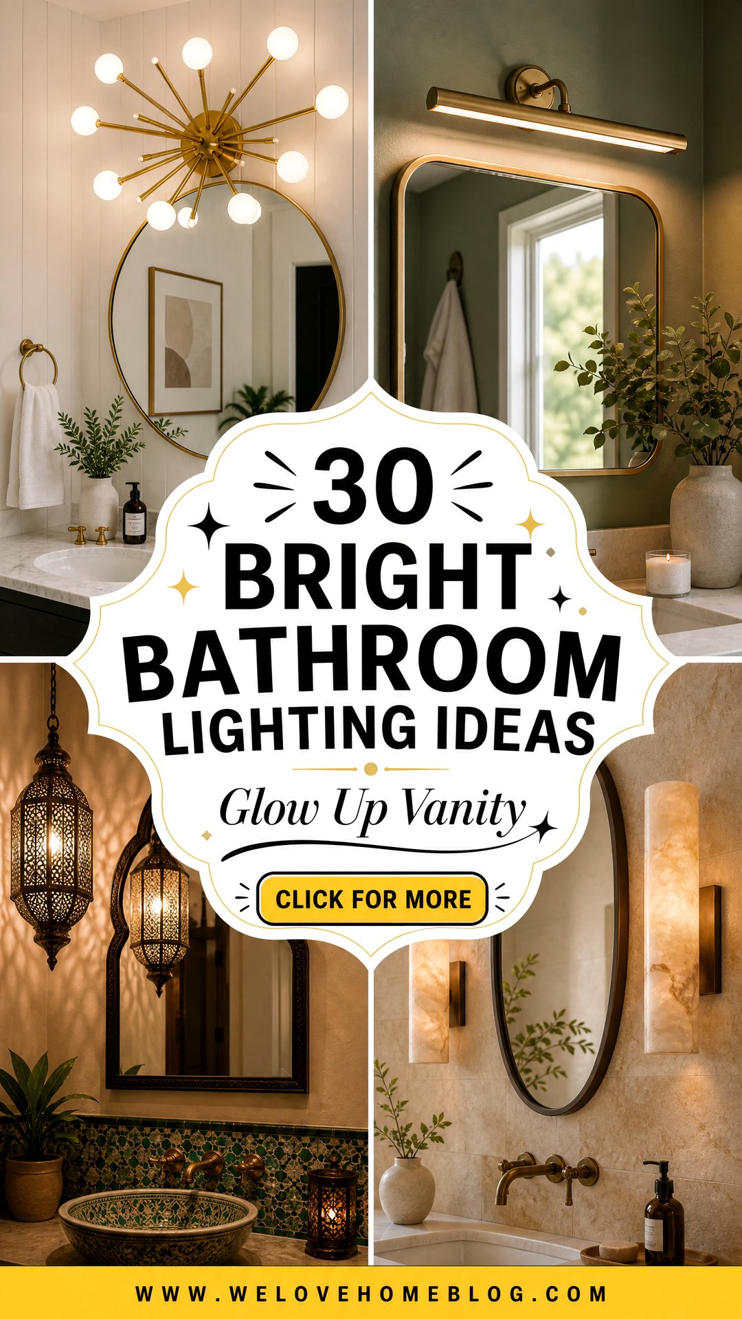30 Bright Bathroom Lighting Ideas Over Mirror and Vanity - 30 Bright Bathroom Lighting Ideas Over Mirror and Vanity