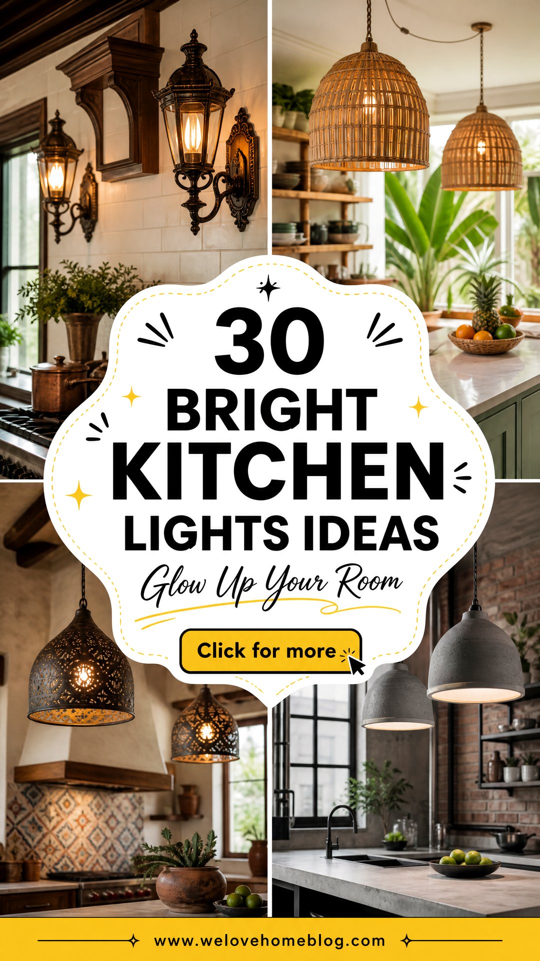 30 Bright Kitchen Lights Ideas to Glow Up Your Room - 30 Bright Kitchen Lights Ideas to Glow Up Your Room