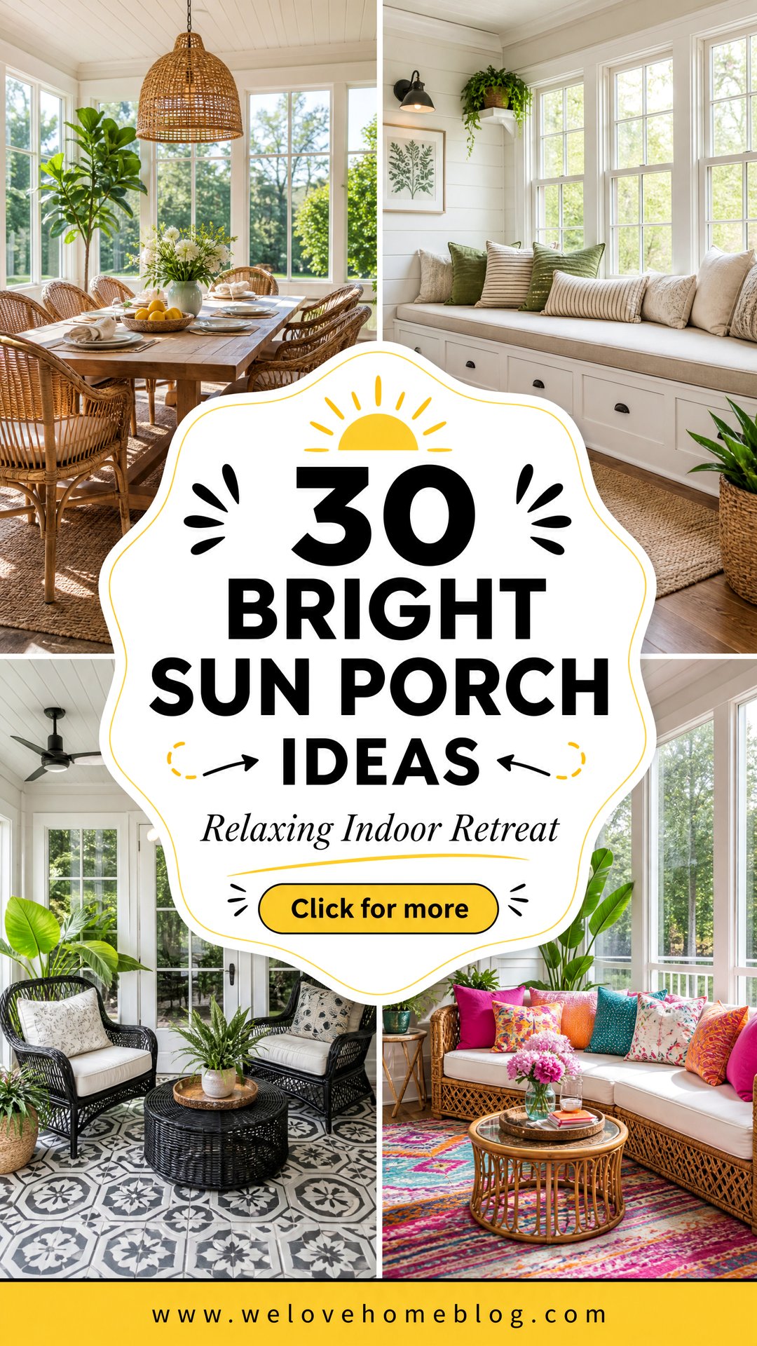 30 Bright Sun Porch Ideas for a Relaxing Indoor Retreat - 30 Bright Sun Porch Ideas for a Relaxing Indoor Retreat