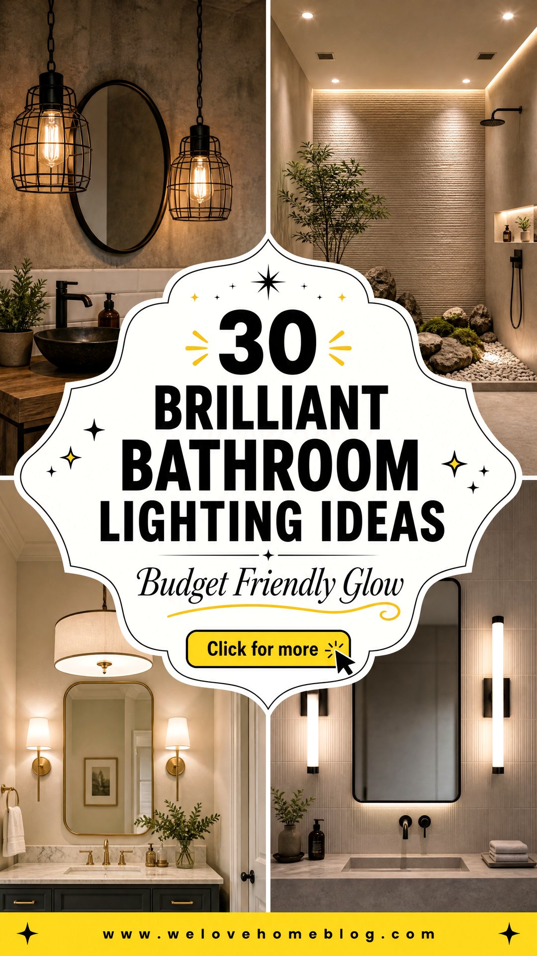 30 Brilliant Bathroom Lighting Ideas for Every Budget - 30 Brilliant Bathroom Lighting Ideas for Every Budget