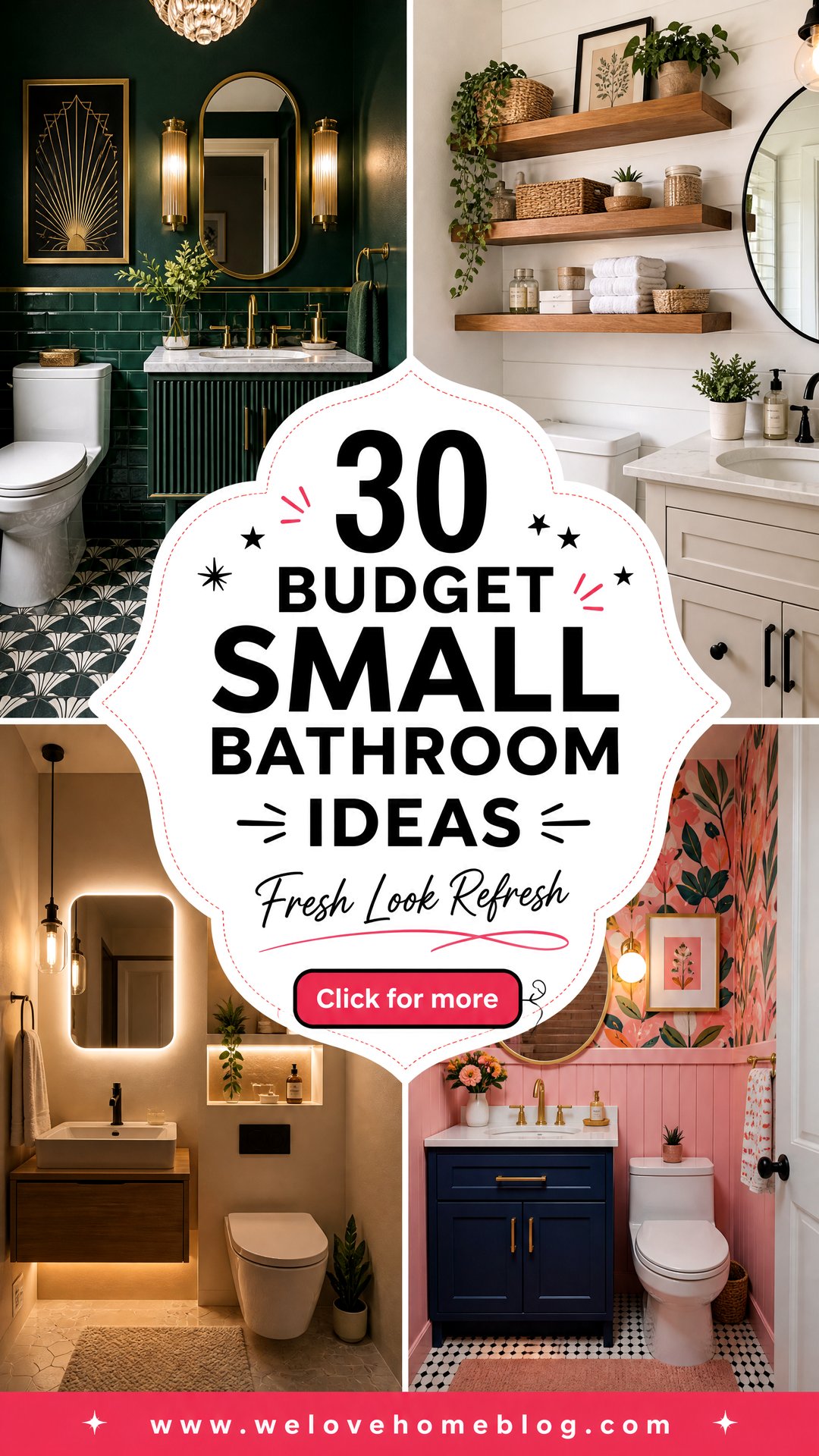 30 Budget Small Bathroom Ideas for a Fresh Look - 30 Budget Small Bathroom Ideas for a Fresh Look