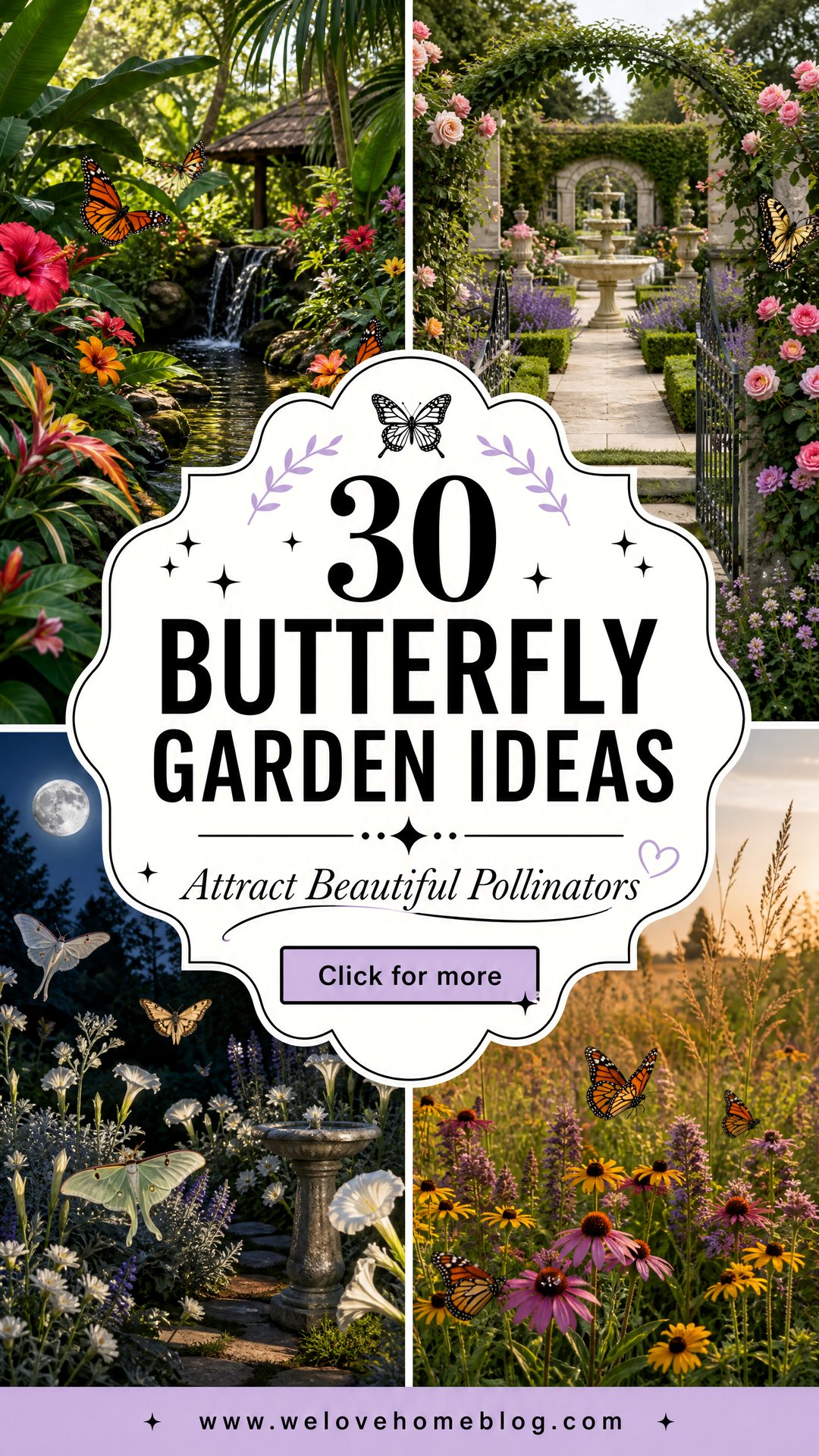 30 Butterfly Garden Ideas to Attract Beautiful Pollinators - 30 Butterfly Garden Ideas to Attract Beautiful Pollinators
