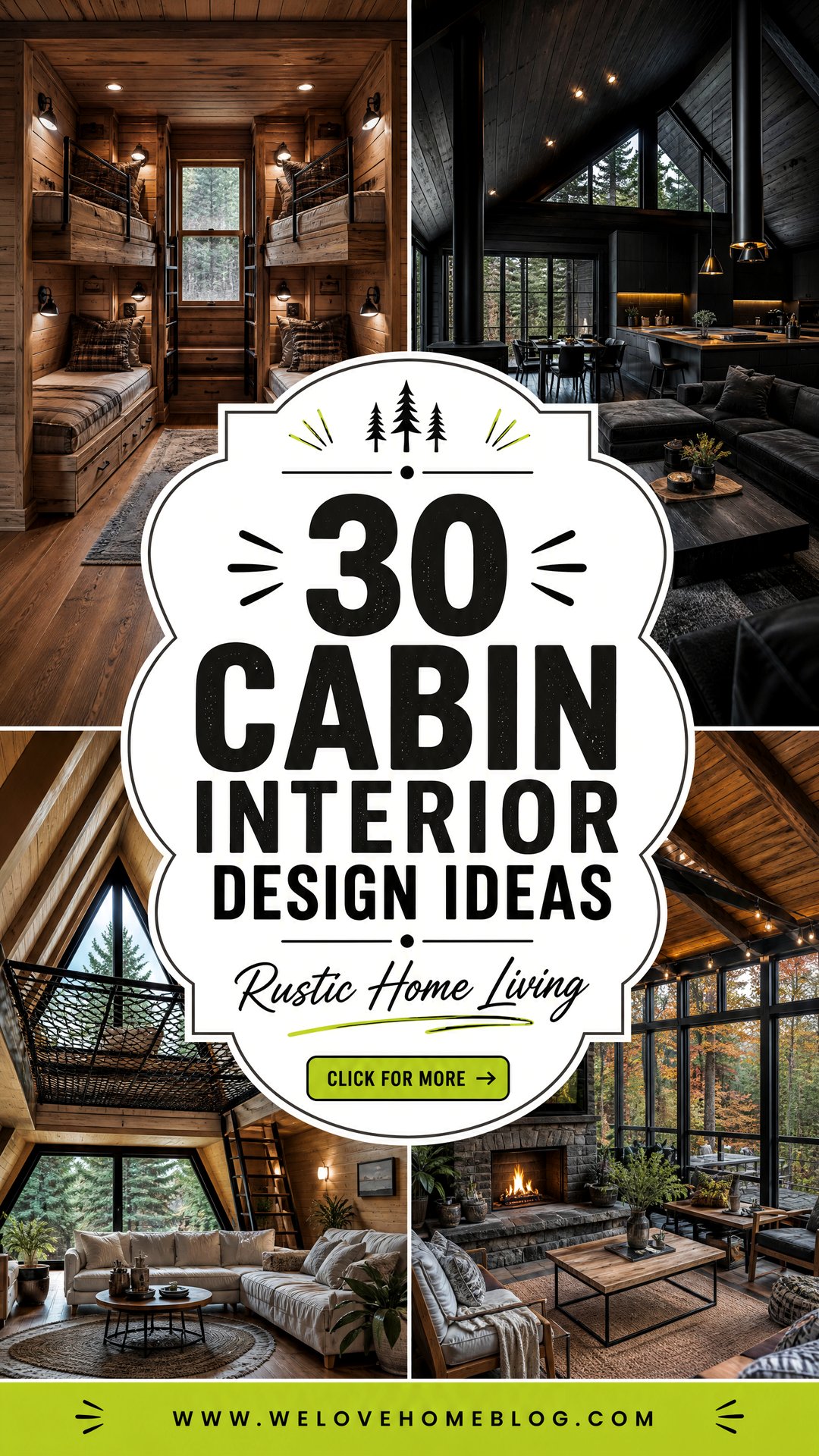 30 Cabin Interior Design Ideas for Rustic Home Living - 30 Cabin Interior Design Ideas for Rustic Home Living