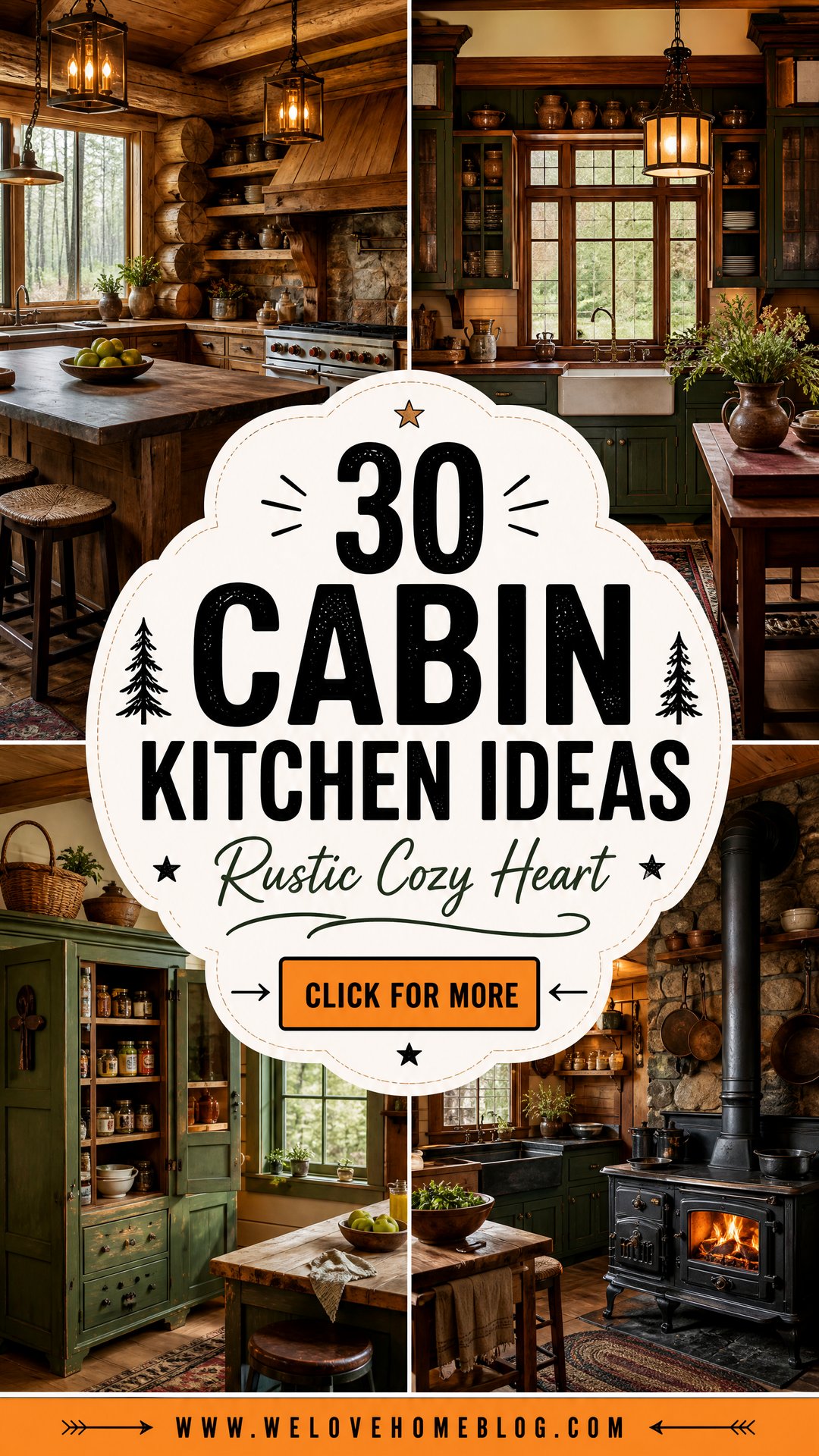 30 Cabin Kitchen Ideas for a Rustic and Cozy Heart of Home - 30 Cabin Kitchen Ideas for a Rustic and Cozy Heart of Home