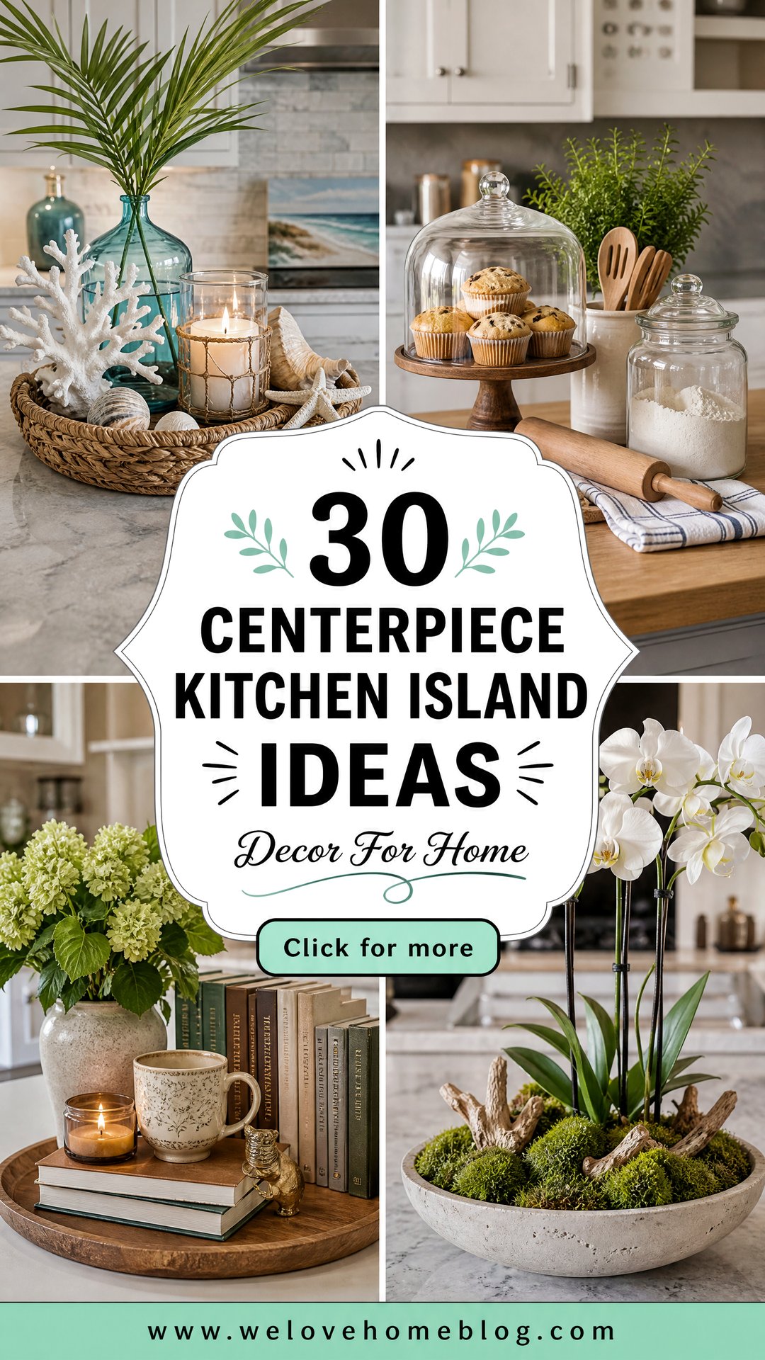 30 Centerpiece Kitchen Island Decor Ideas for Your Home - 30 Centerpiece Kitchen Island Decor Ideas for Your Home