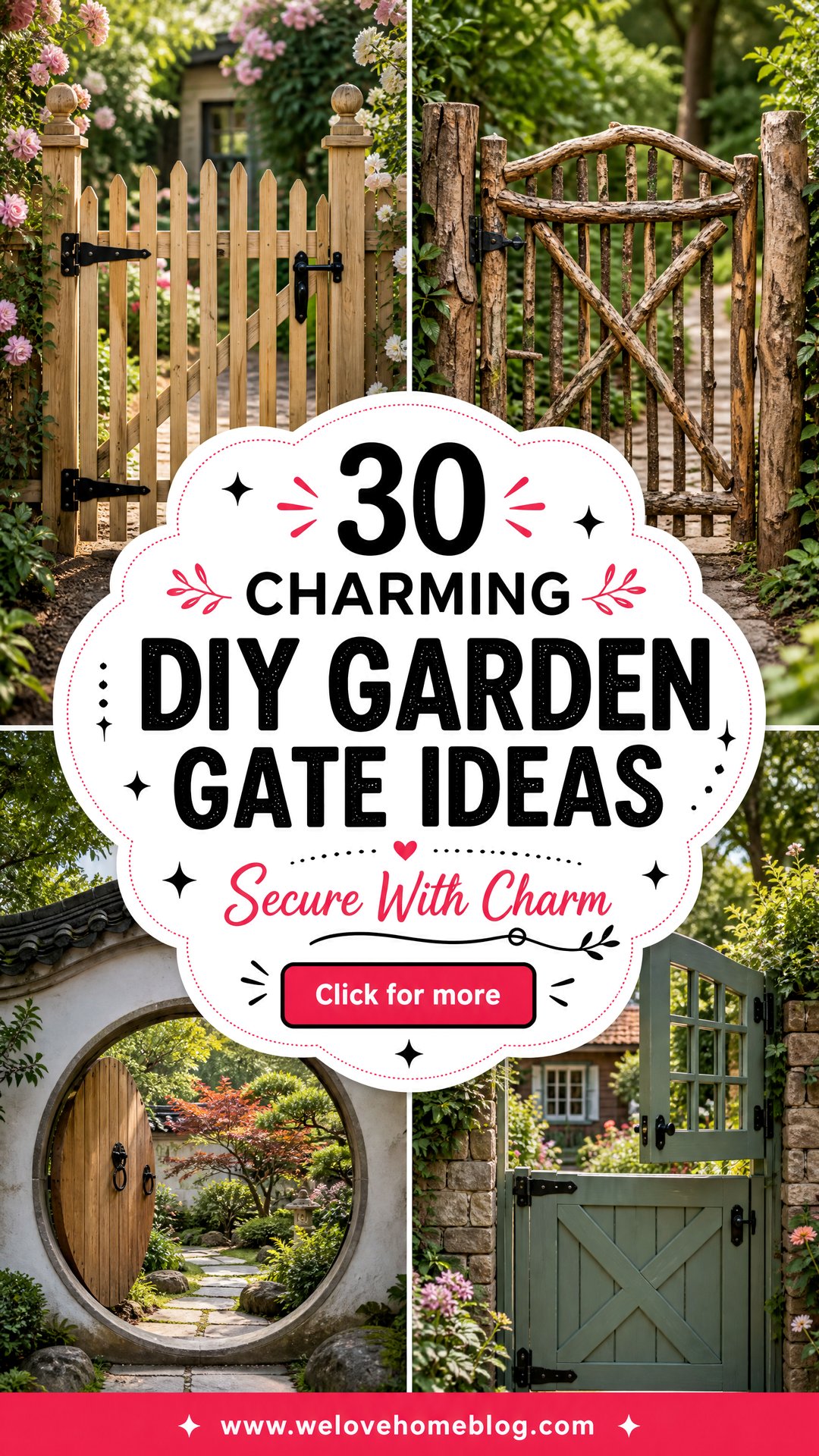 30 Charming DIY Garden Gate Ideas to Secure Your Yard - 30 Charming DIY Garden Gate Ideas to Secure Your Yard